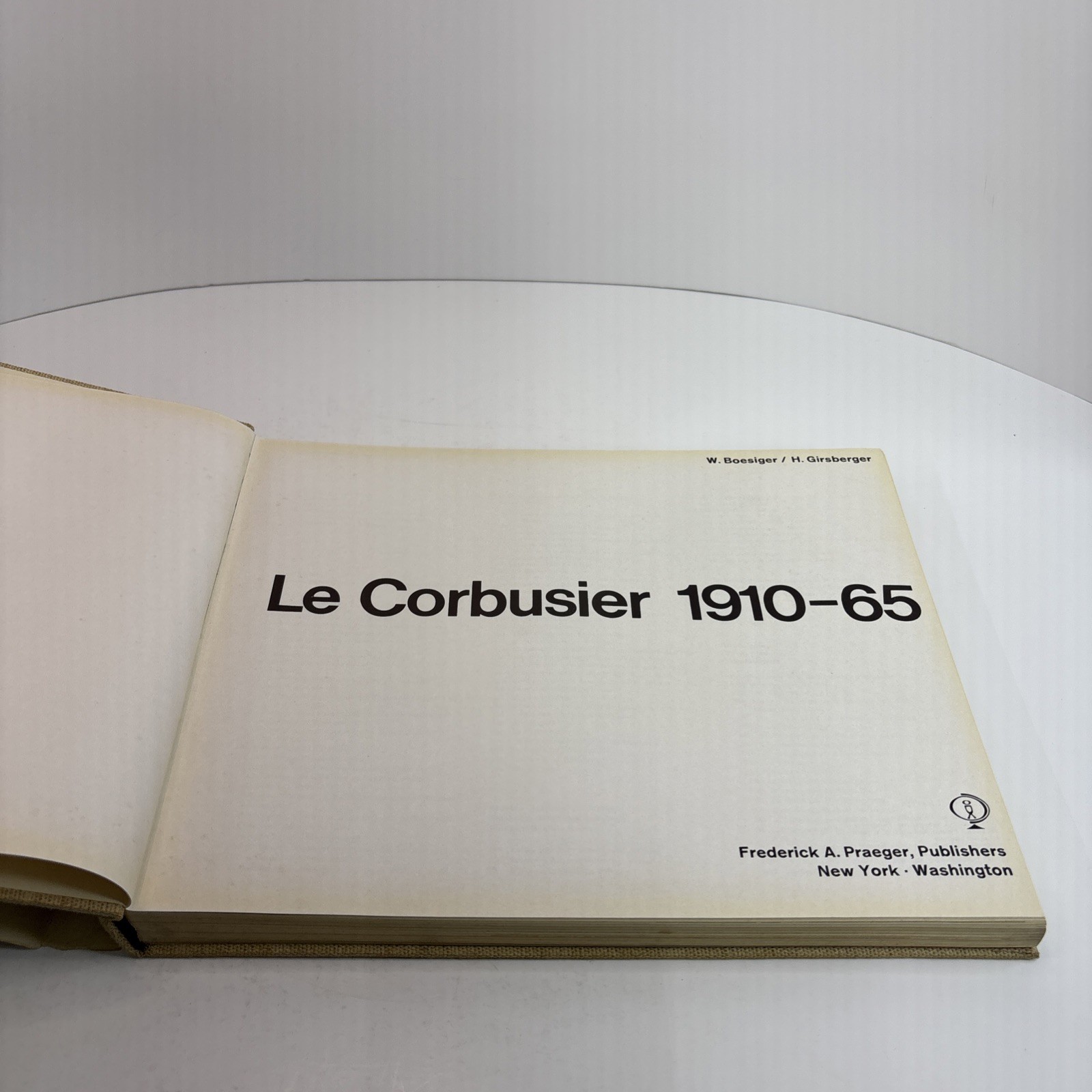 Le Corbusier, 1910-65 – W. Boesiger – Hardcover – 1 Dec. 1967 – RARE