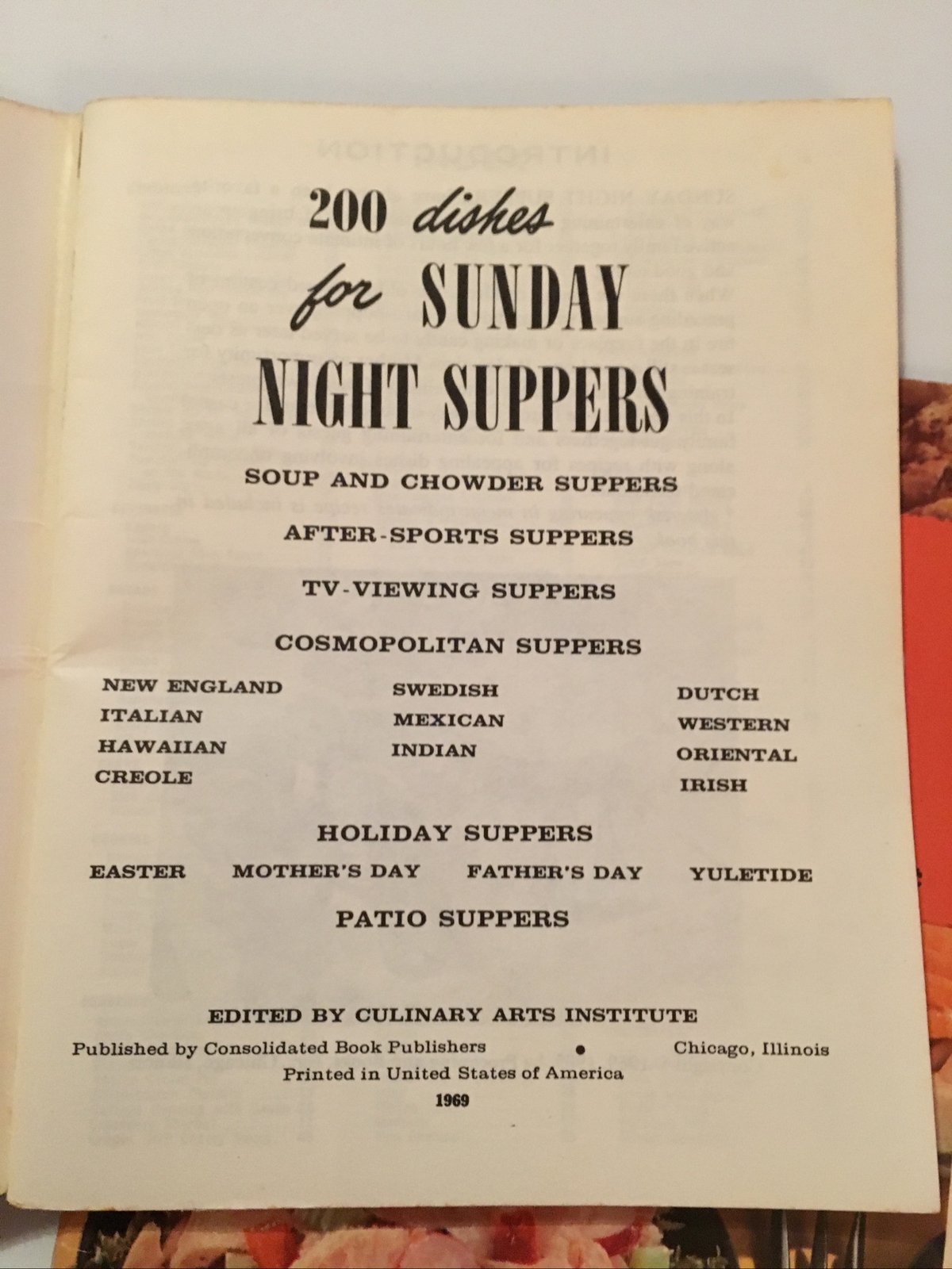 Culinary Art Institute 1969 Lot of 4 Recipe Booklets Dessert Salad Supper Potato