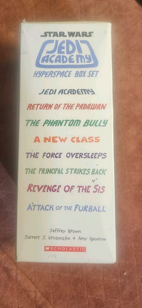 Star Wars Jedi Academy Hyperspace Box Set 8 PB Complete Jeffrey Brown Lot