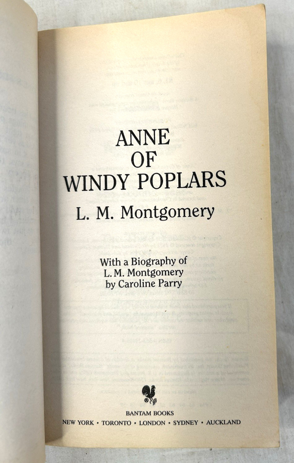 Lot of 6 L.M. Montgomery PBs – Anne of Green Gables Series 1-4,7-8