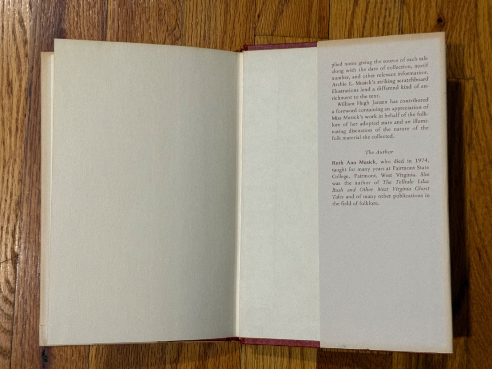 Coffin Hollow and Other Ghost Tales by Ruth Ann Musick – 1977 – HCDJ – RARE BOOK