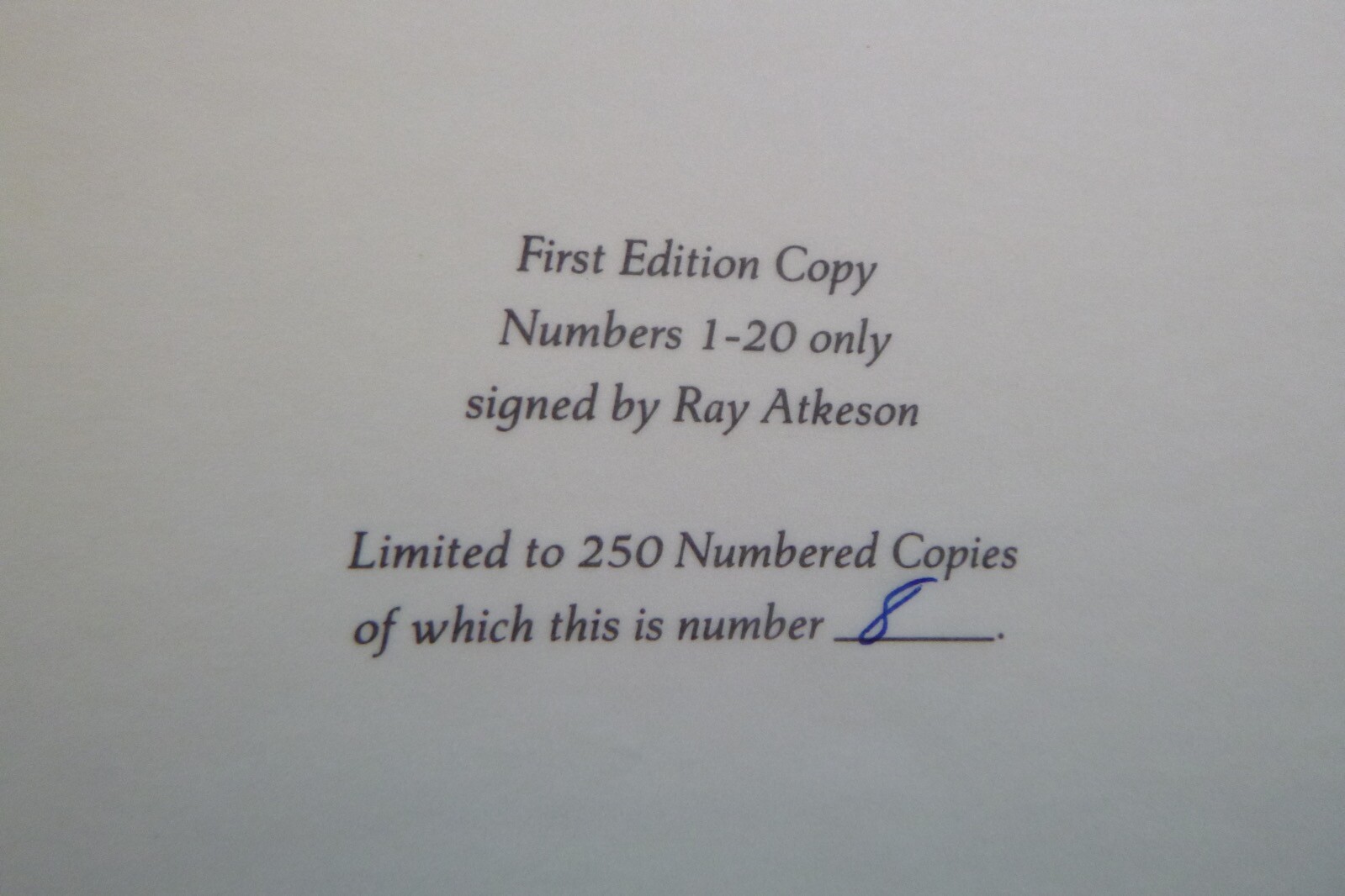 Sgnd, Limited 1st ed, Western Impressions by Ray Atkeson (hardcover, 1976)