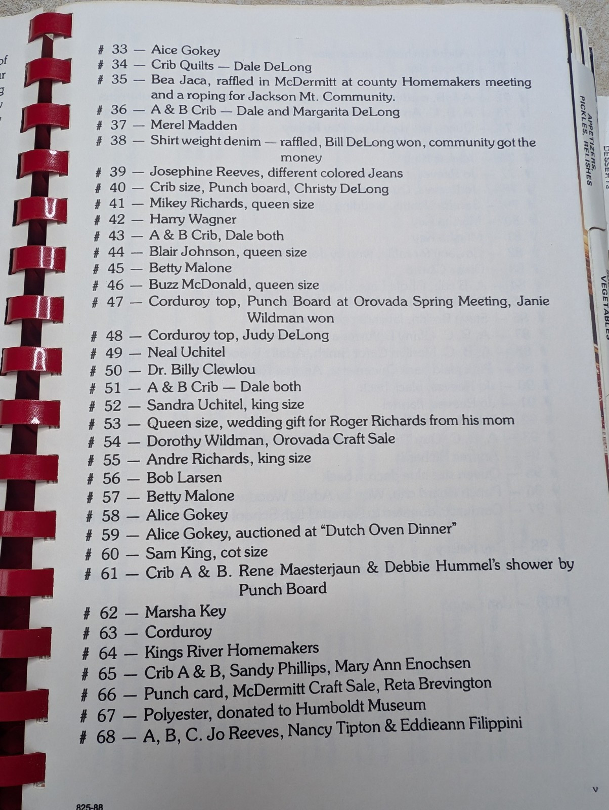 1988 Partyline Cookbook 260 Pages Spiral Paperback Vintage Jackson Mountain