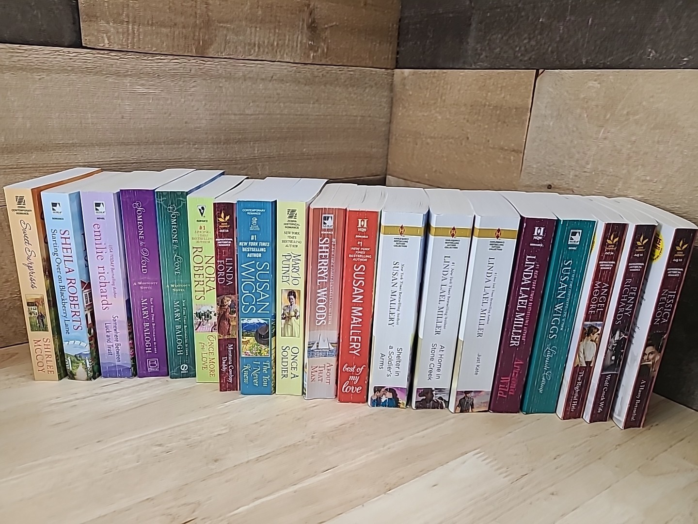 Lot Of 27 Romance Paperbacks Mixed Author Set