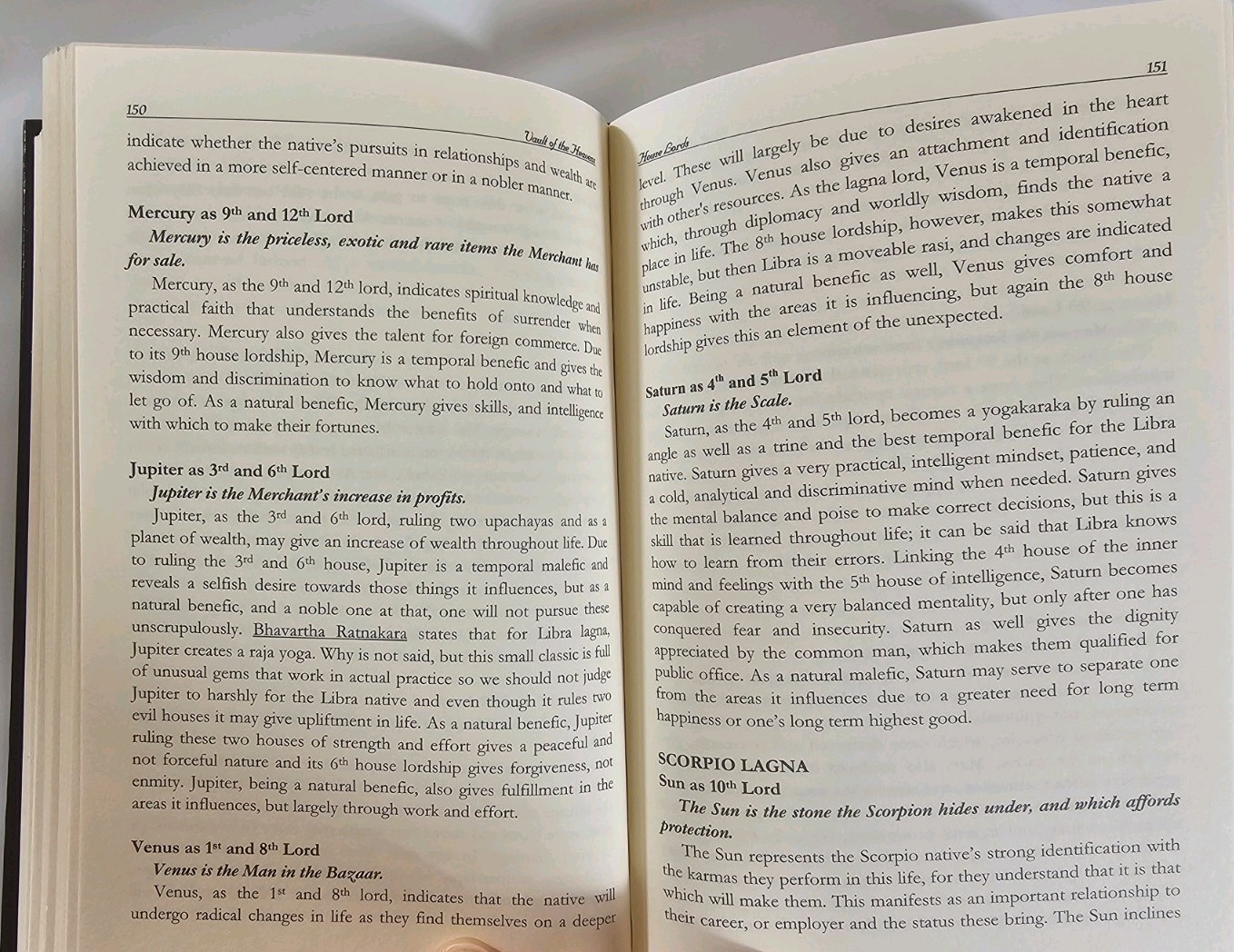 Vault Of The Heavens: Treatise On Vedic Astrology- Ernst Wilhelm 2001 1st Ed OOP