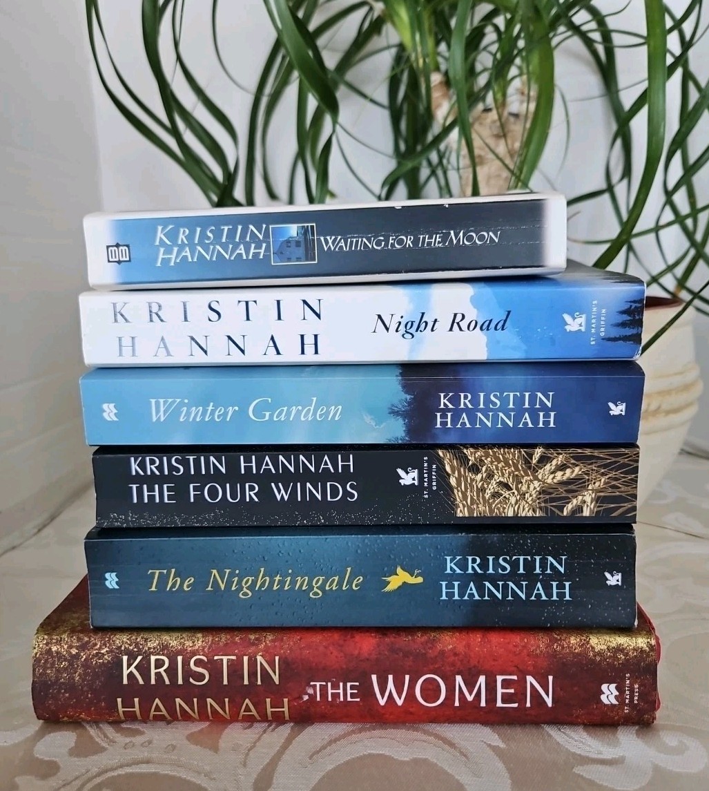 Lot 6~Kristin Hannah~Women~Nightingale~Four Winds~Winter Garden~Night Road~Mixed