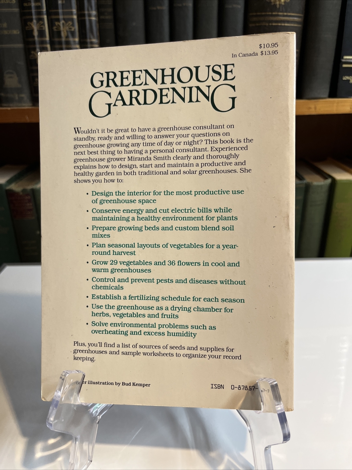 Greenhouse Gardening Hardcover Miranda Smith