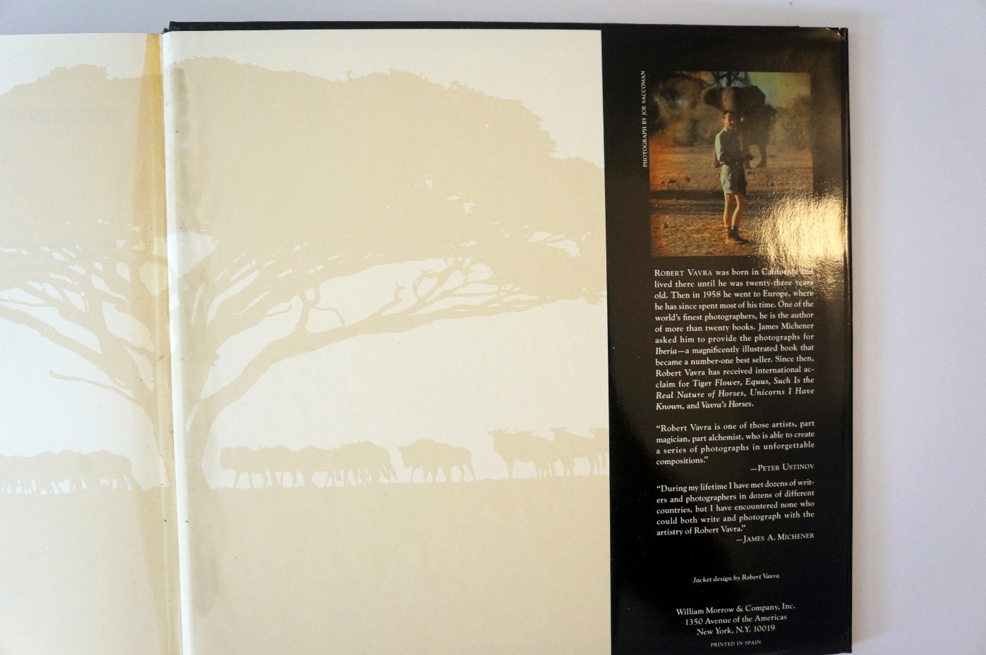 A Tent With A View by Robert Vavra, Hardcover 1991 Hardcover 1st Edition