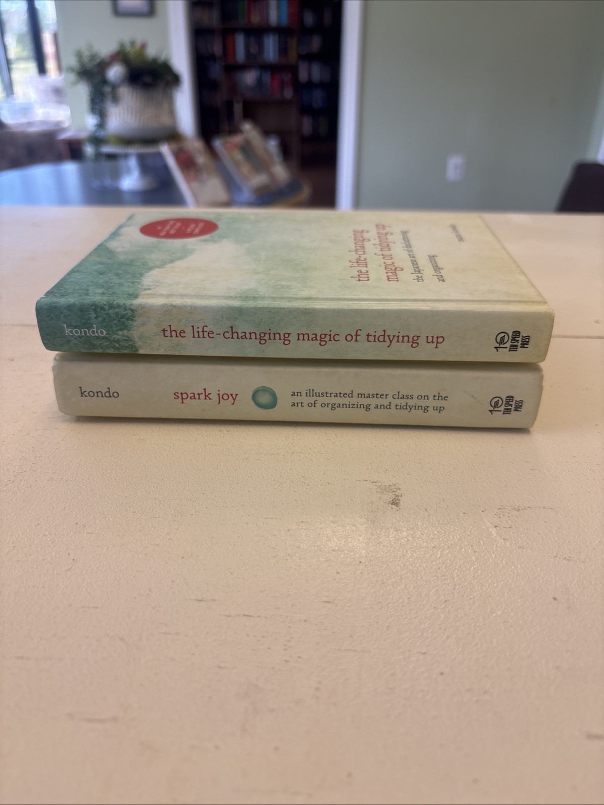 Marie Kondo Spark Joy & Life-Changing Magic Tidying Up Hardcover Ten Speed Press