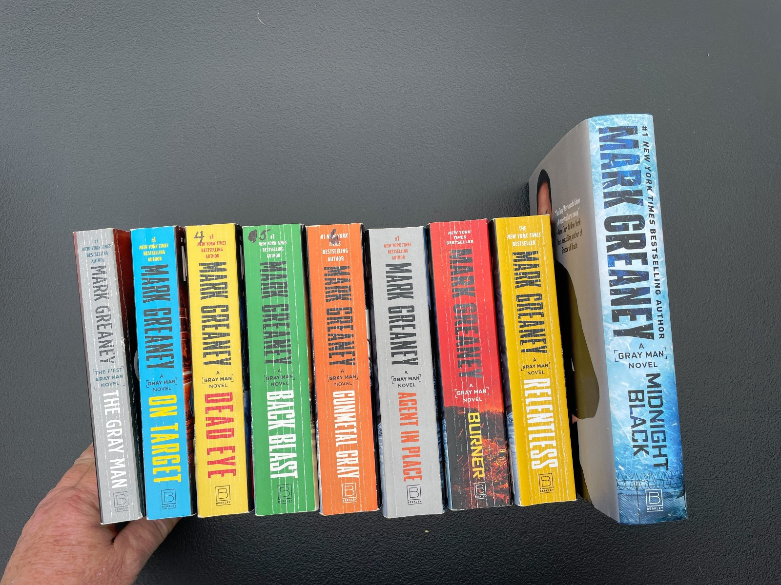 MARK GREANEY 9 book SET in the GRAY MAN series PaperBack MIXED LOT
