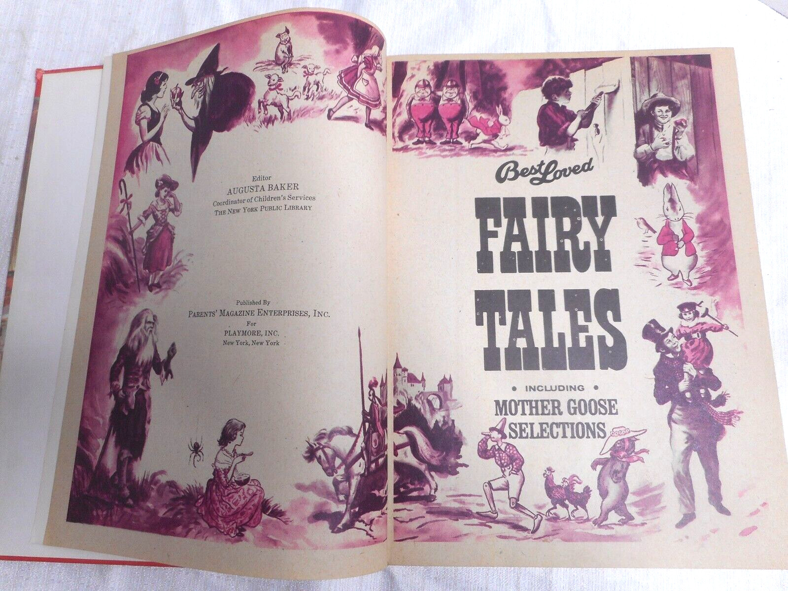 Best Loved Fairy Tales by Parents Magazine 1974 HC Tar Baby Story Incl 260 pages