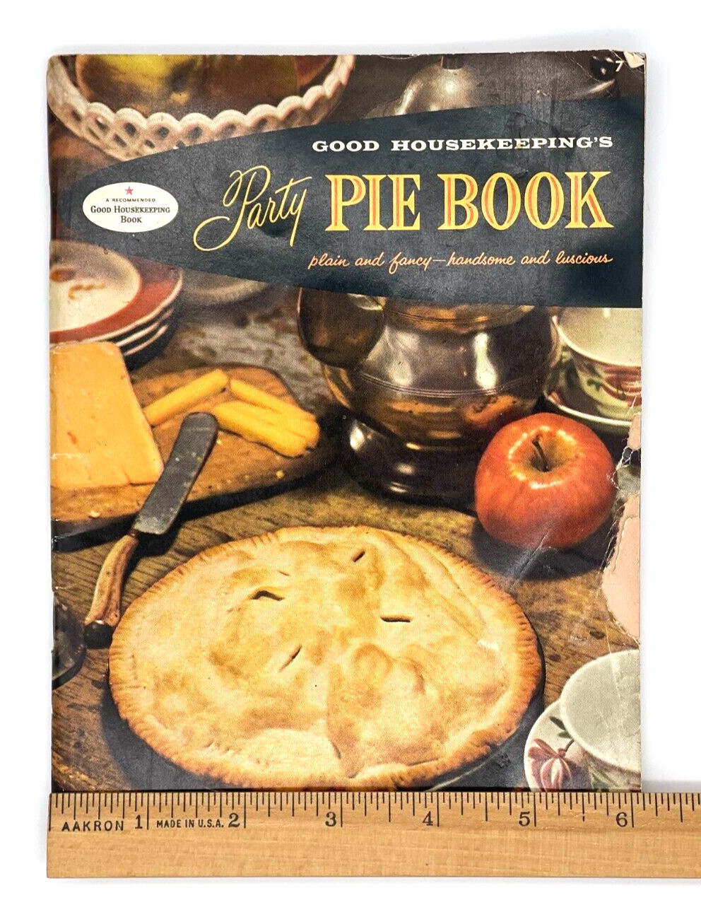 Good Housekeeping Party Pie Cookbook Vintage 1958-68 pages Luscious Fancy