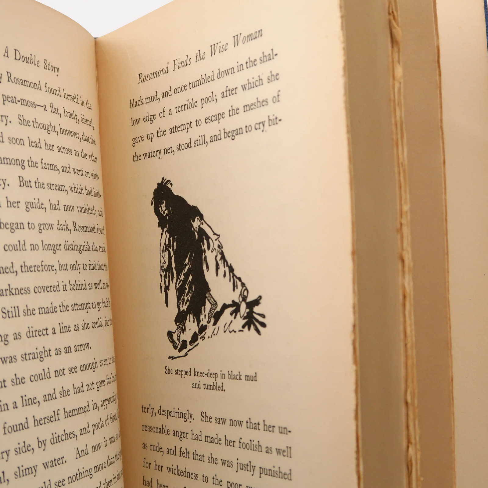 A Double Story by George Macdonald (Harcourt, Brace, & Co) Vintage Hardcover