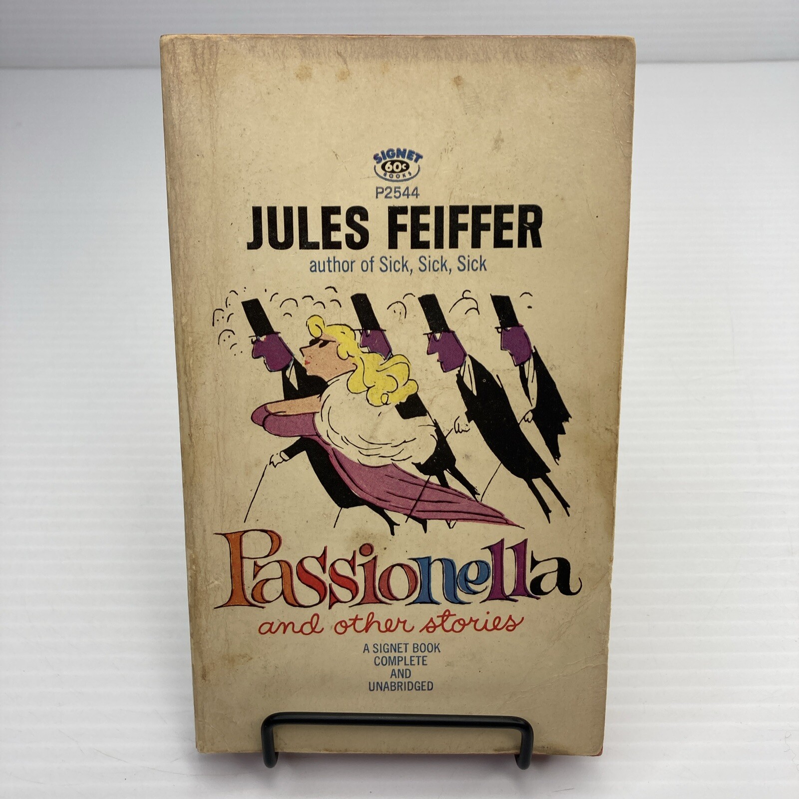 Passionella and Other Stories Jules Feiffer 1964 PB Comics Humor Cartoonist