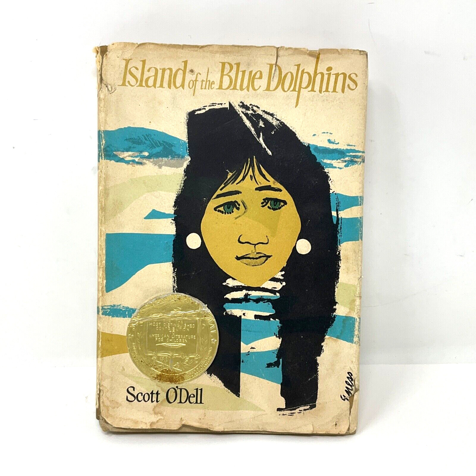 Island Of The Blue Dolphins, Scott ODell, The Riverside Press, 1960
