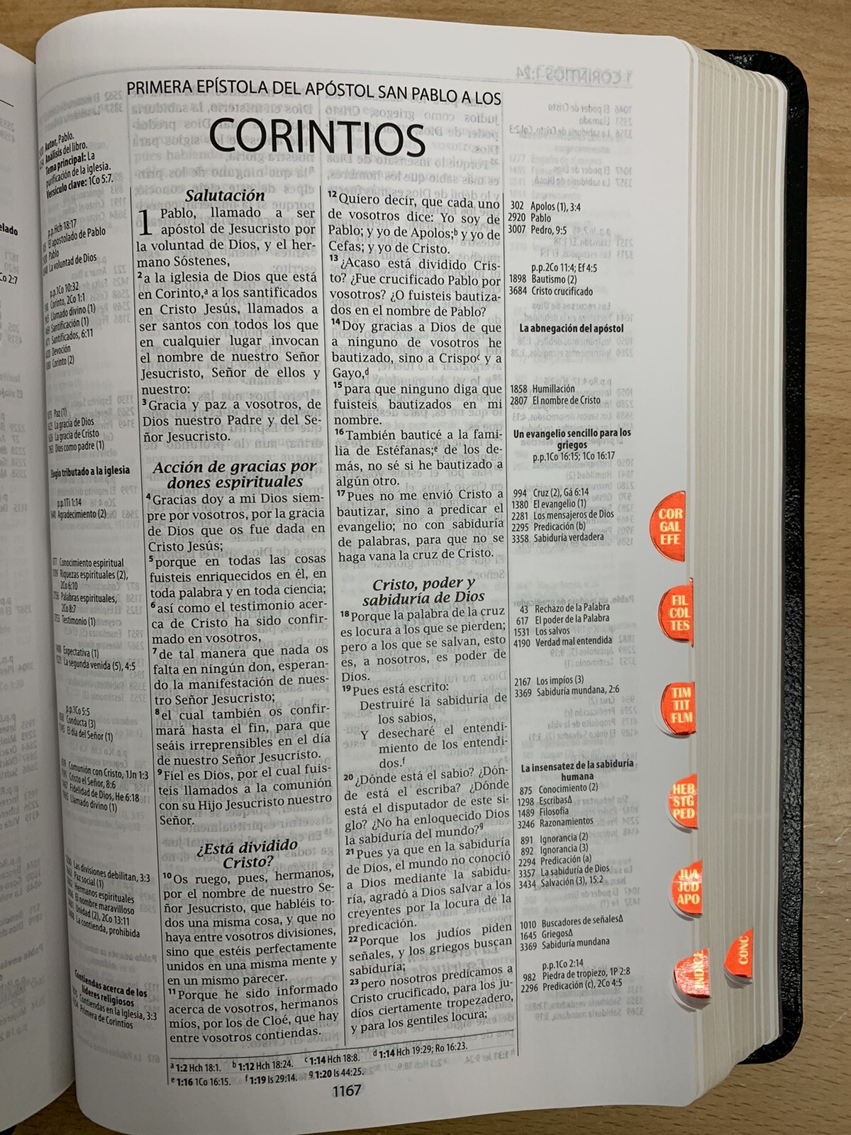BIBLIA D REFERENCIA THOMPSON REINA VALERA 1960 PIEL FABRICADA CON INDICE NEGRO