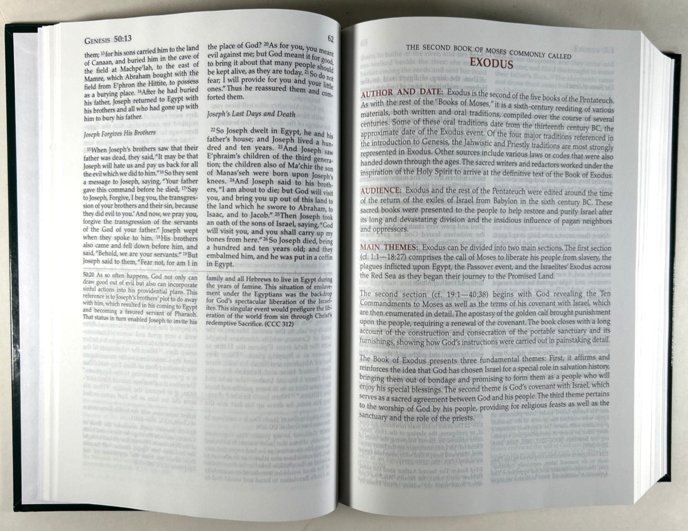 Didache Bible Green HC Ignatius Bible Edition Catechism Catholic Church Like New