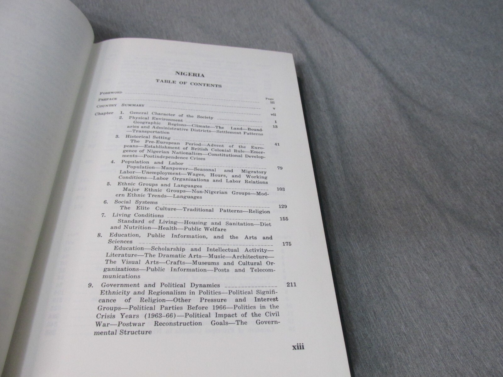 AREA HANDBOOK FOR NIGERIA 1972 DA PAM 550-157 Hardback