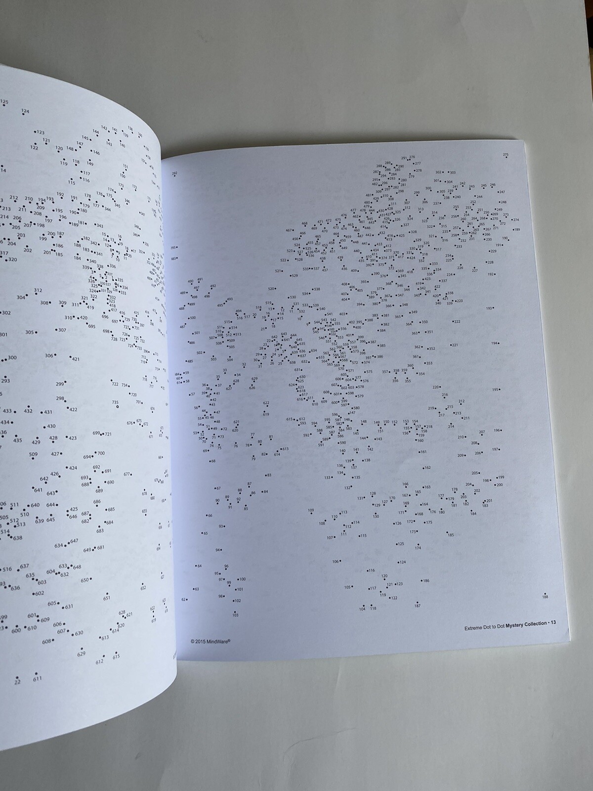 Mindware Best of Extreme Dot to Dots: Mystery Collection connect the dots puzzle