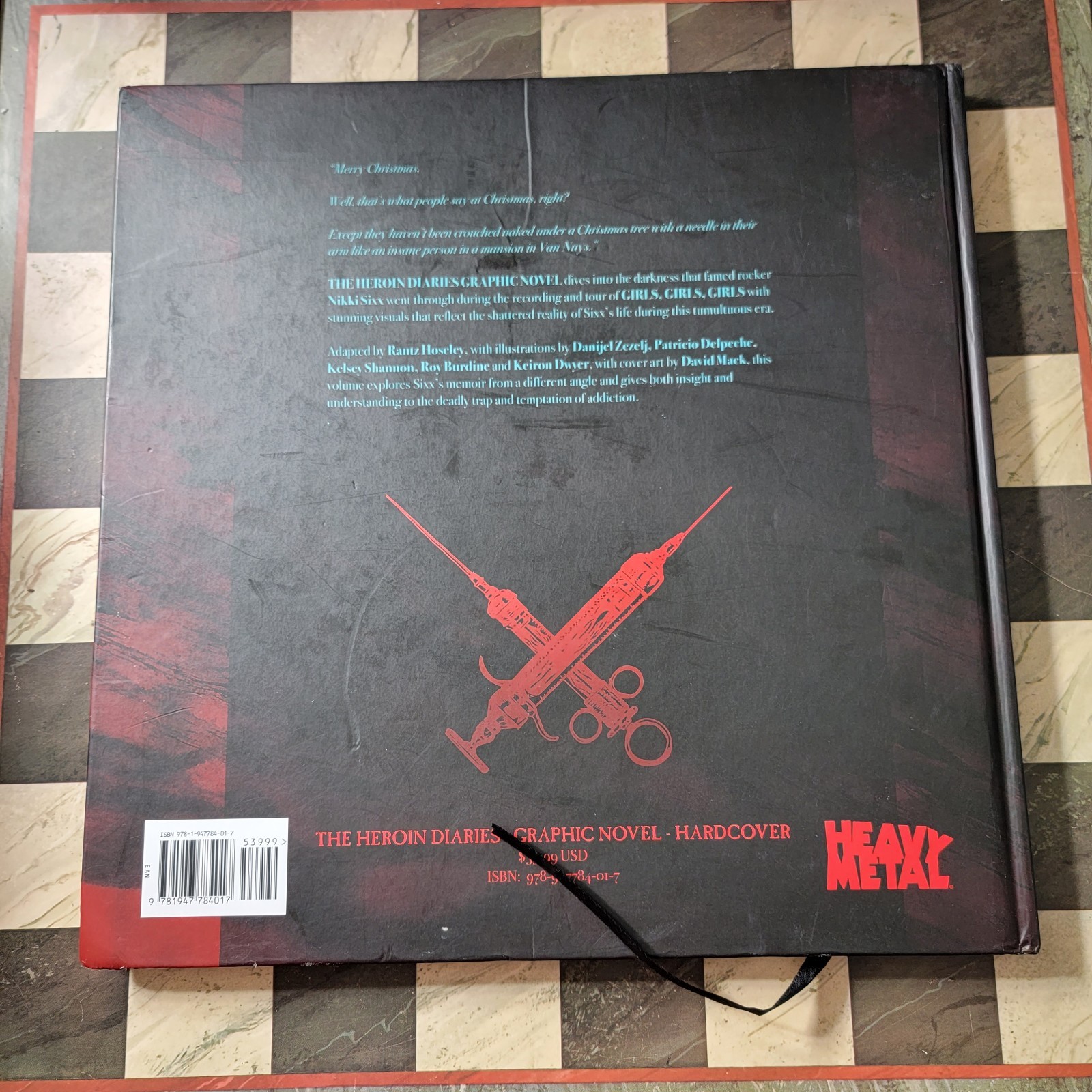 THE HEROIN DIARIES BY NIKKI SIXX 2018 First Print