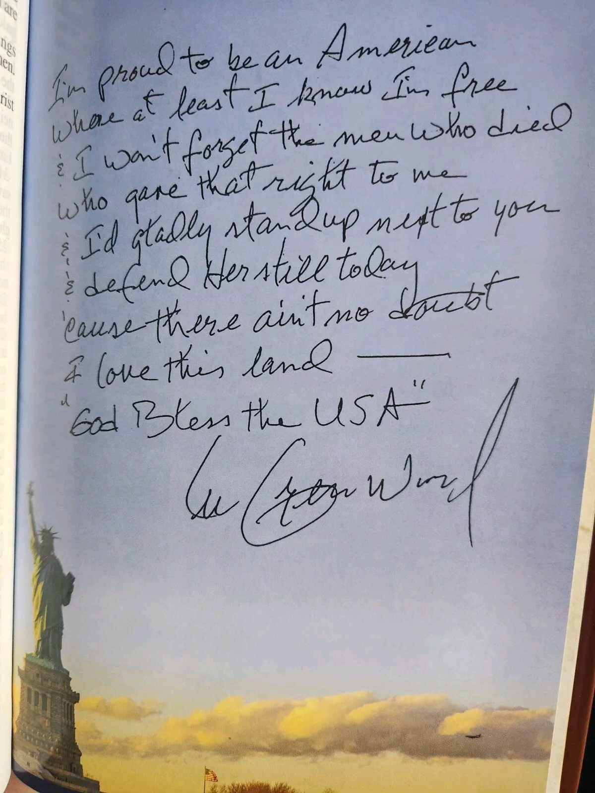 DONALD TRUMP BIBLE God Bless The USA – Lee Greenwood Special Edition AMERICA 250
