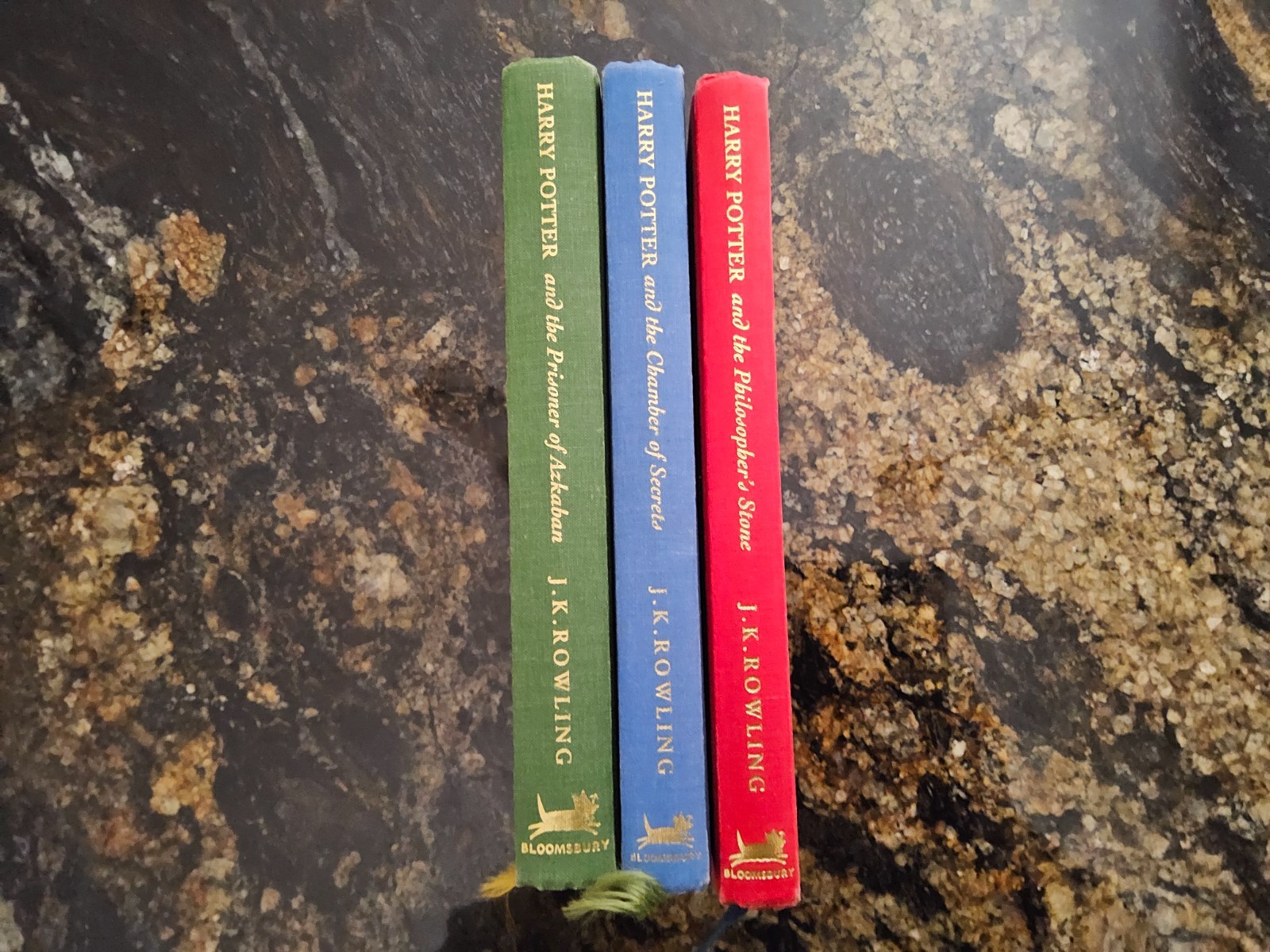 Harry Potter Books 1-3 Bloomsbury Deluxe UK Edition JK Rowling