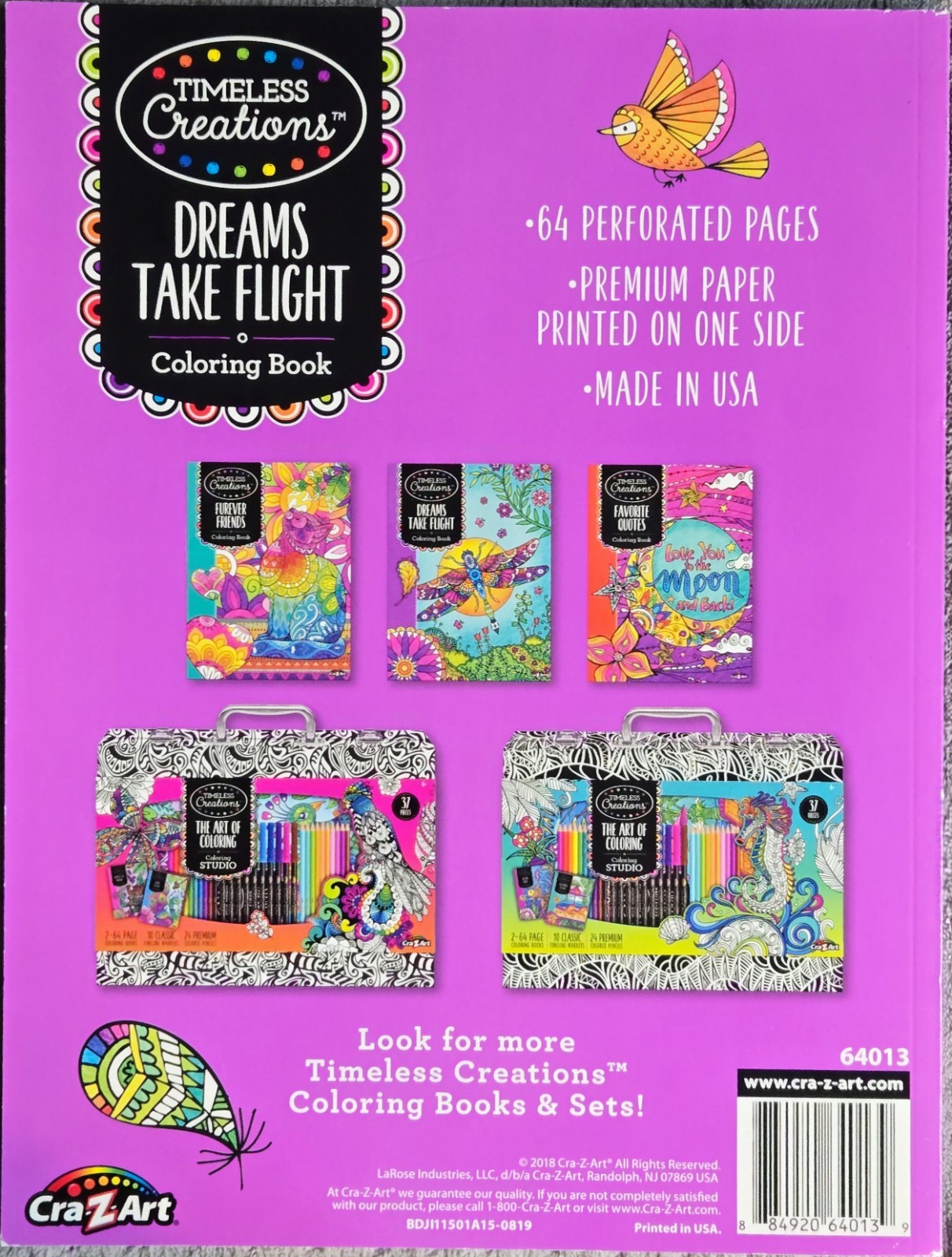 3 Adult Coloring Books Creative Mindful Stress Relief Jade Summer Animals Nature