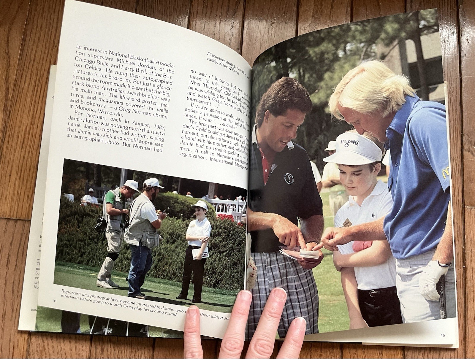 Victory for Jamie The Story of Greg Norman and Jamie Hutton by Lawrence Levy