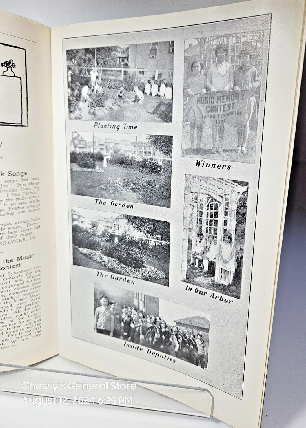 Lingemann-Latchkey School Activity Yearbook 1928. 18 pages of Detroit ads.