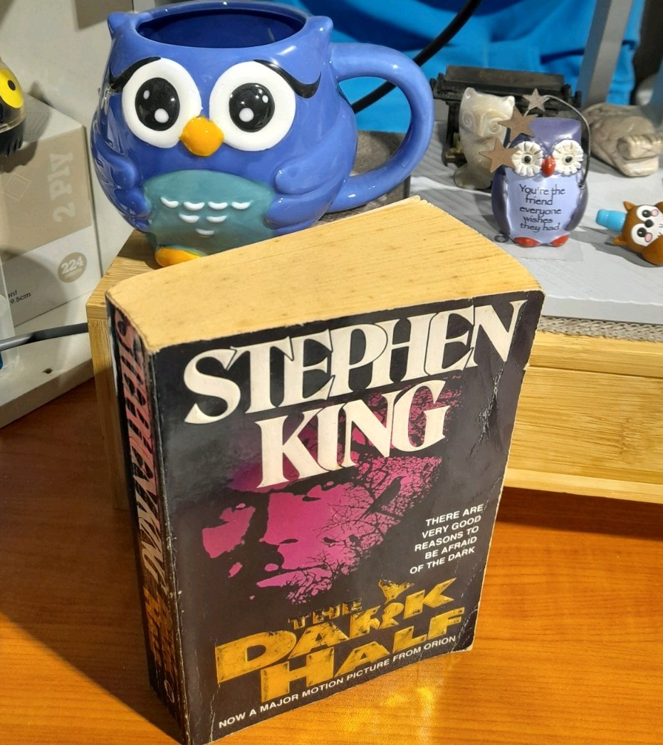 The Dark Half by Stephen King – 1990 paperback HORROR book (17cm)