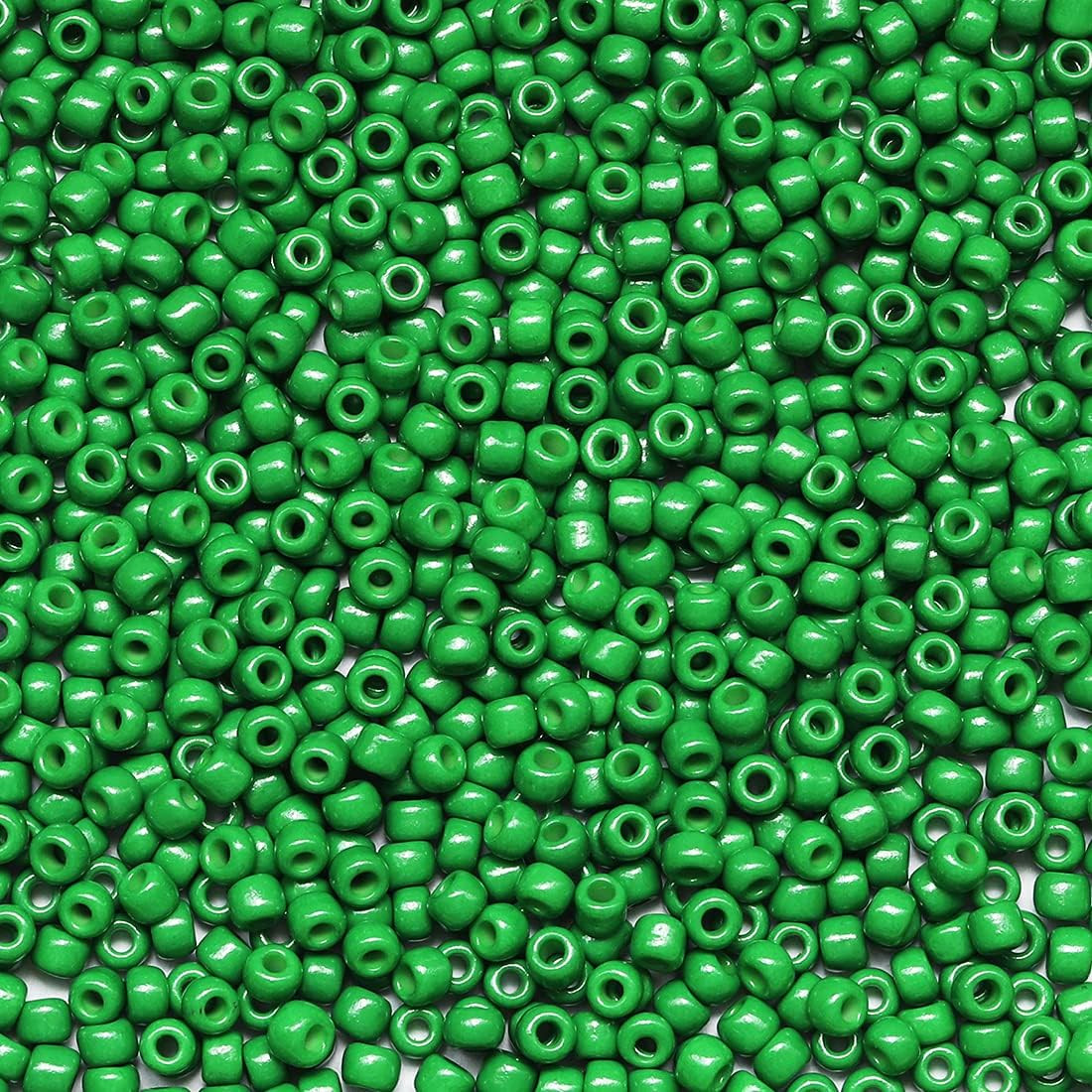 Dark Green Color 3mm Seed Beads About 3600pcs/100Grams in Bag, 8/0 Glass Craft B