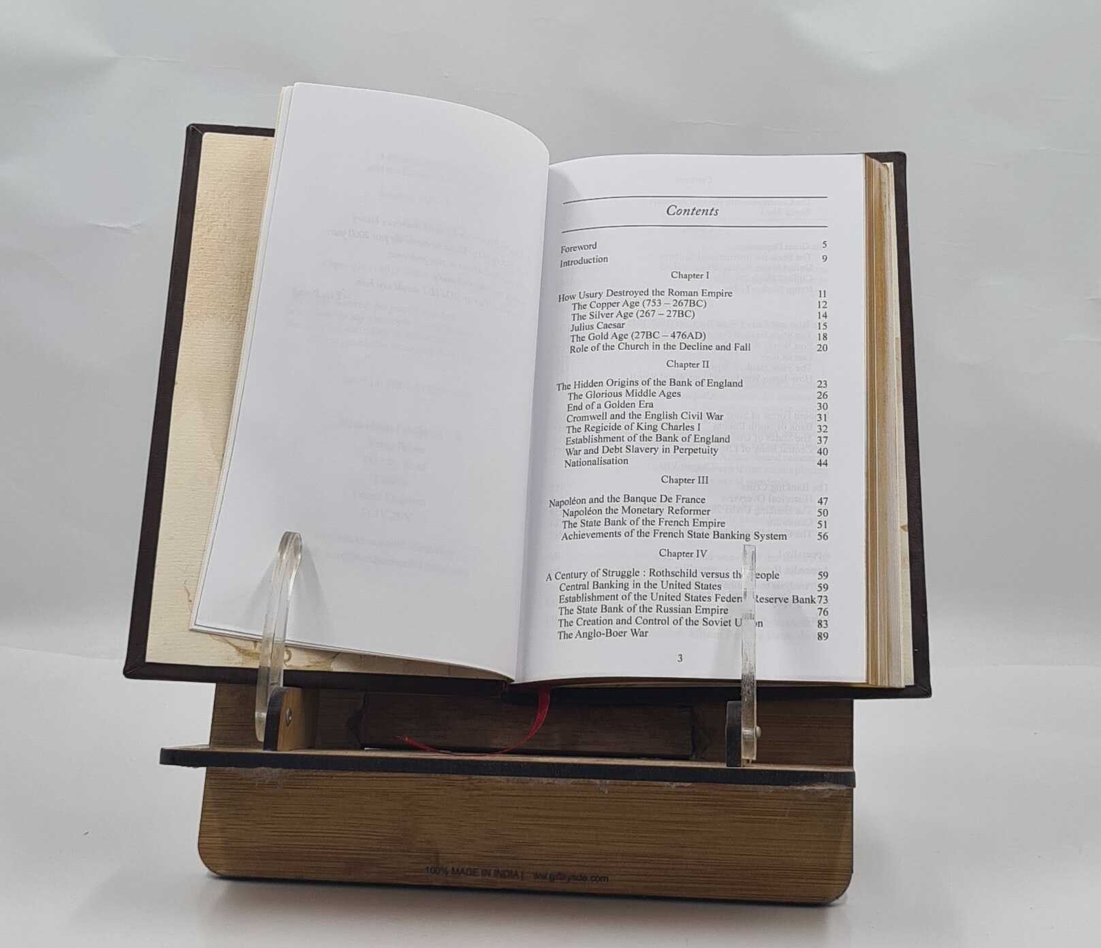 A History Of Central Banking And The Enslavement Of Mank [Premium Leather Bound]