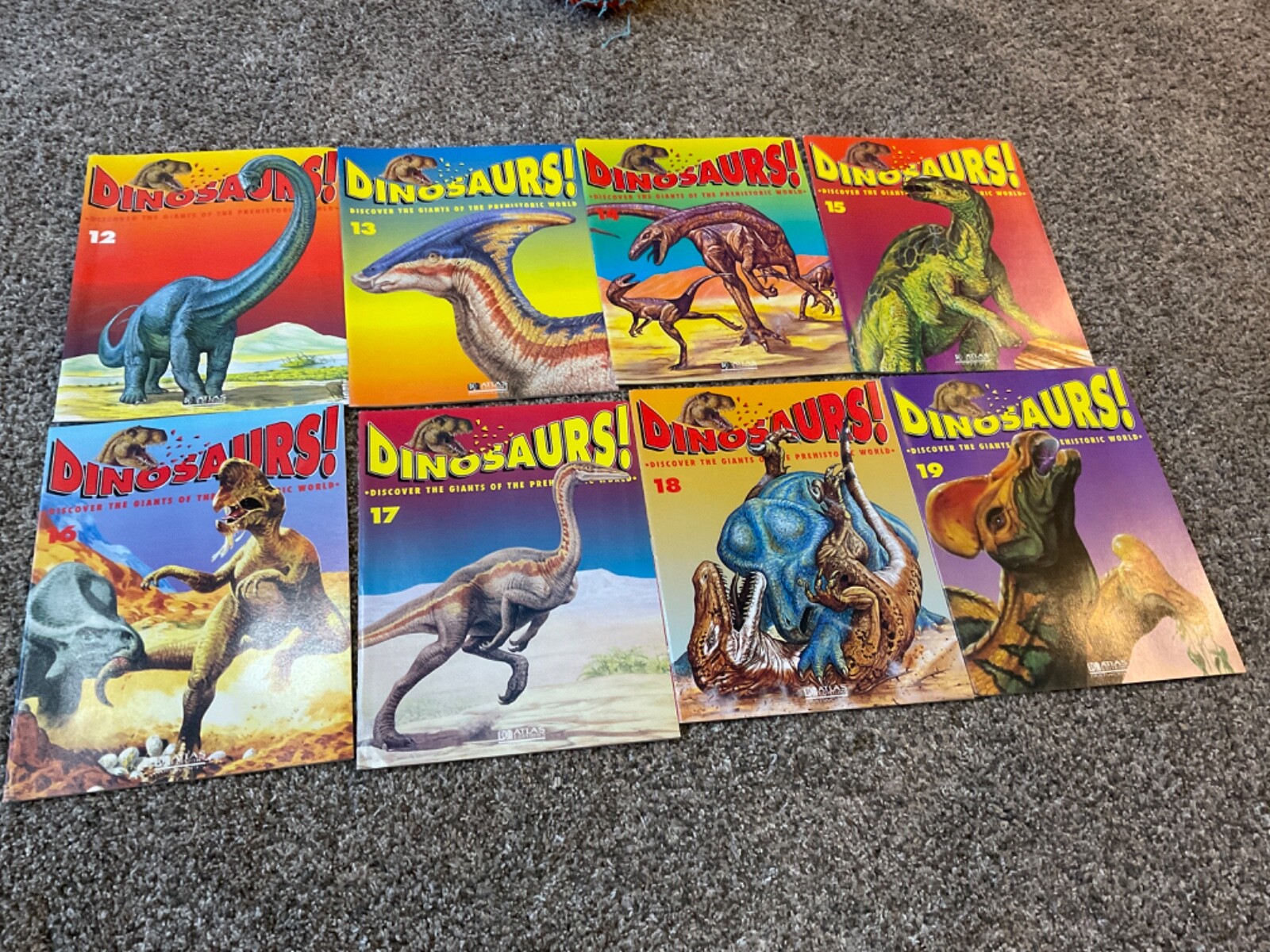 1993 Dinosaurs Discover Giants of the Prehistoric World Binder #1 Issues 1-19