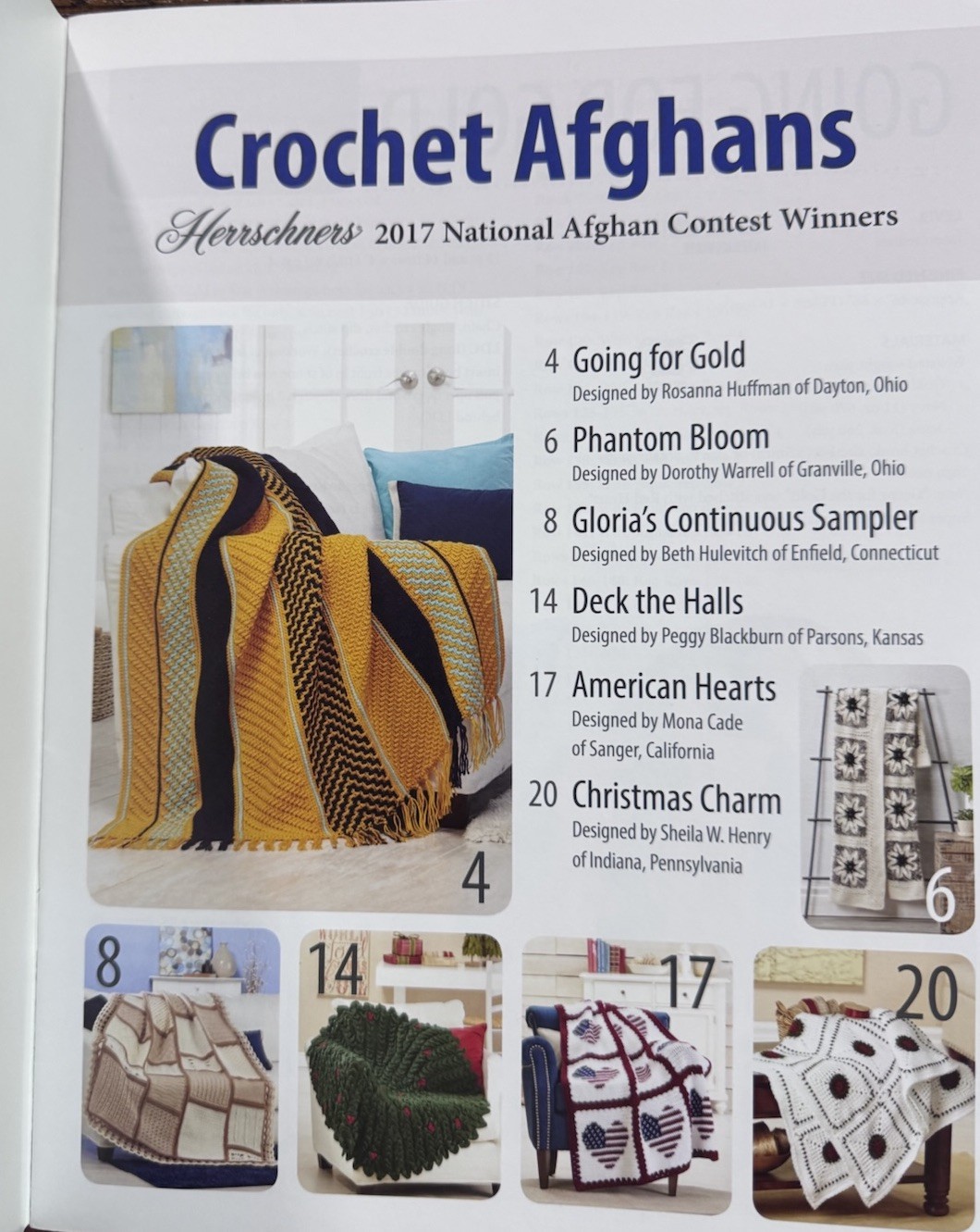 Herrschners Crochet Afghans Pattern Book Bundle Set of 4 Craft Hobby Book Lot