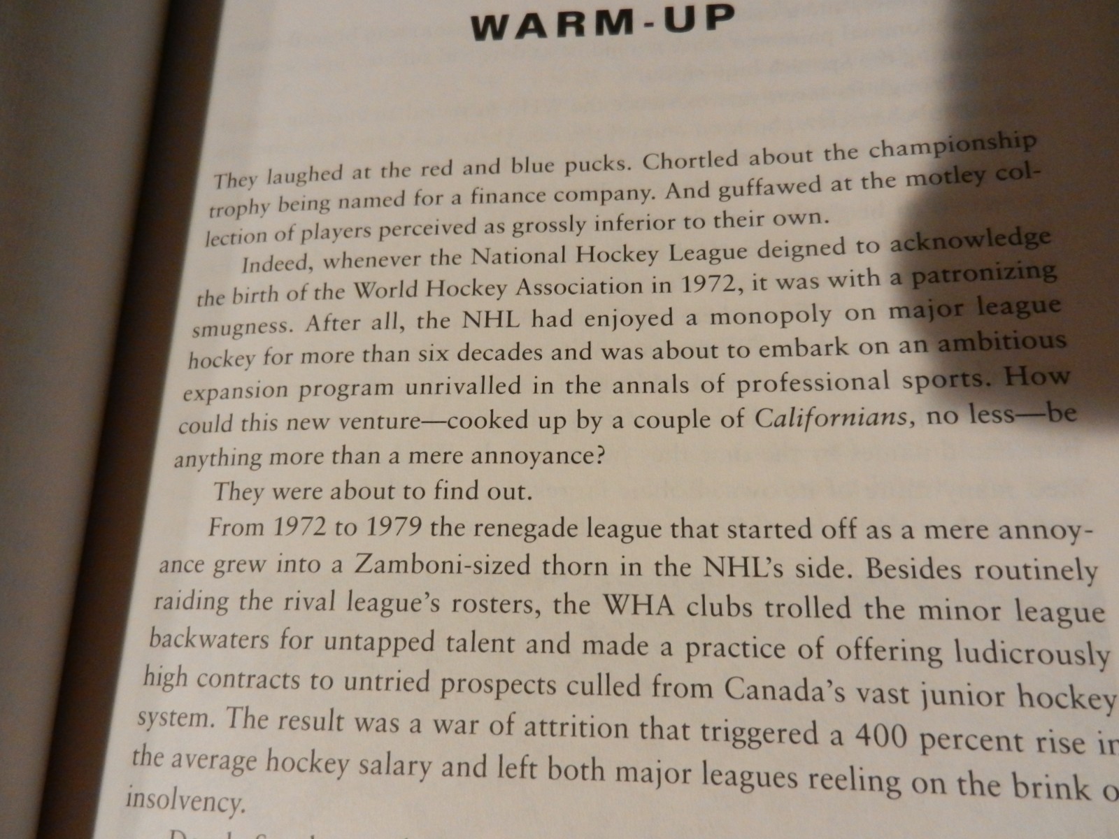 BIG BUCKS & BLUE PUCKS 1997 book WORLD HOCKY ASSOCIATION Murray Greig WHA
