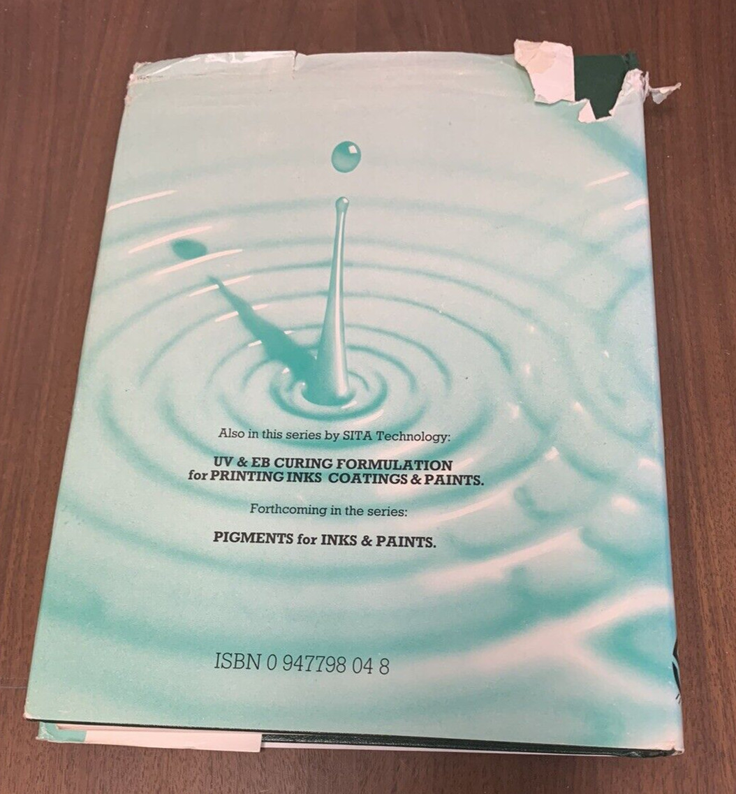 Resins for Surface Coatings Volume 1 2nd Ed PKT Oldring Editor 1987 HC/DJ SITA