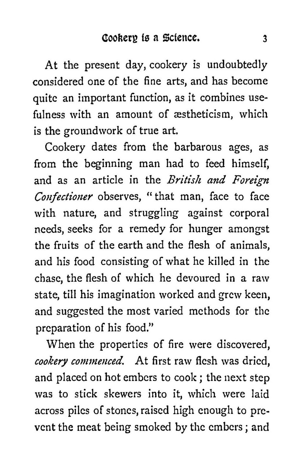 1898 The Art Of Cookery Past And Present 194 Pages