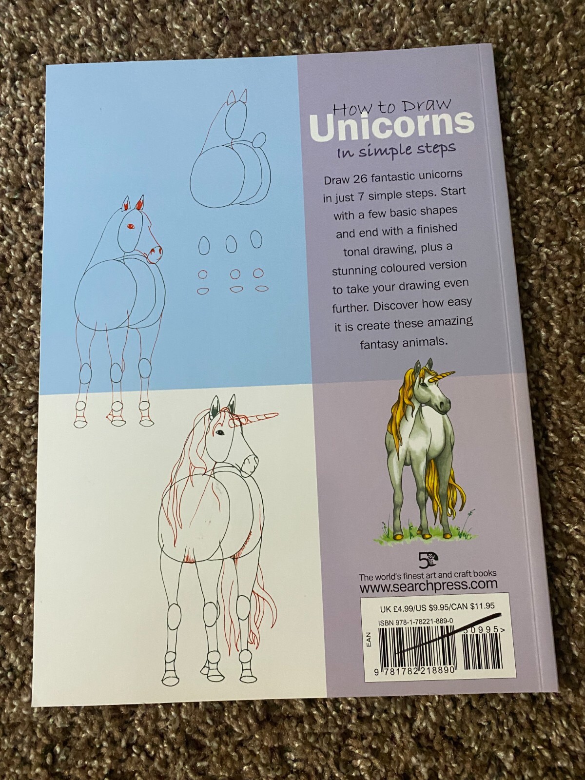 How to Draw Ser.: How to Draw Unicorns in Simple Steps by S. Hurst (2020, Trade