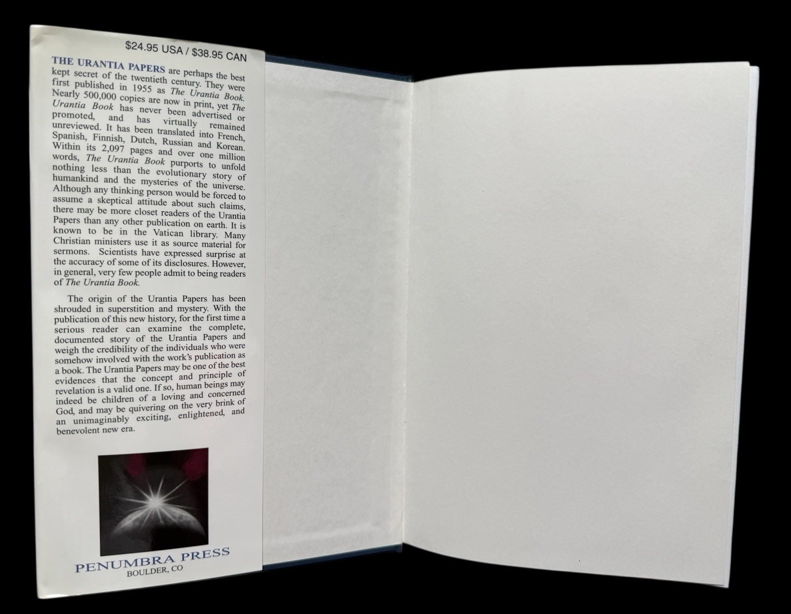 A History of the Urantia Papers -FIRST EDITION (1 of 2000 copies) -Larry Mullins