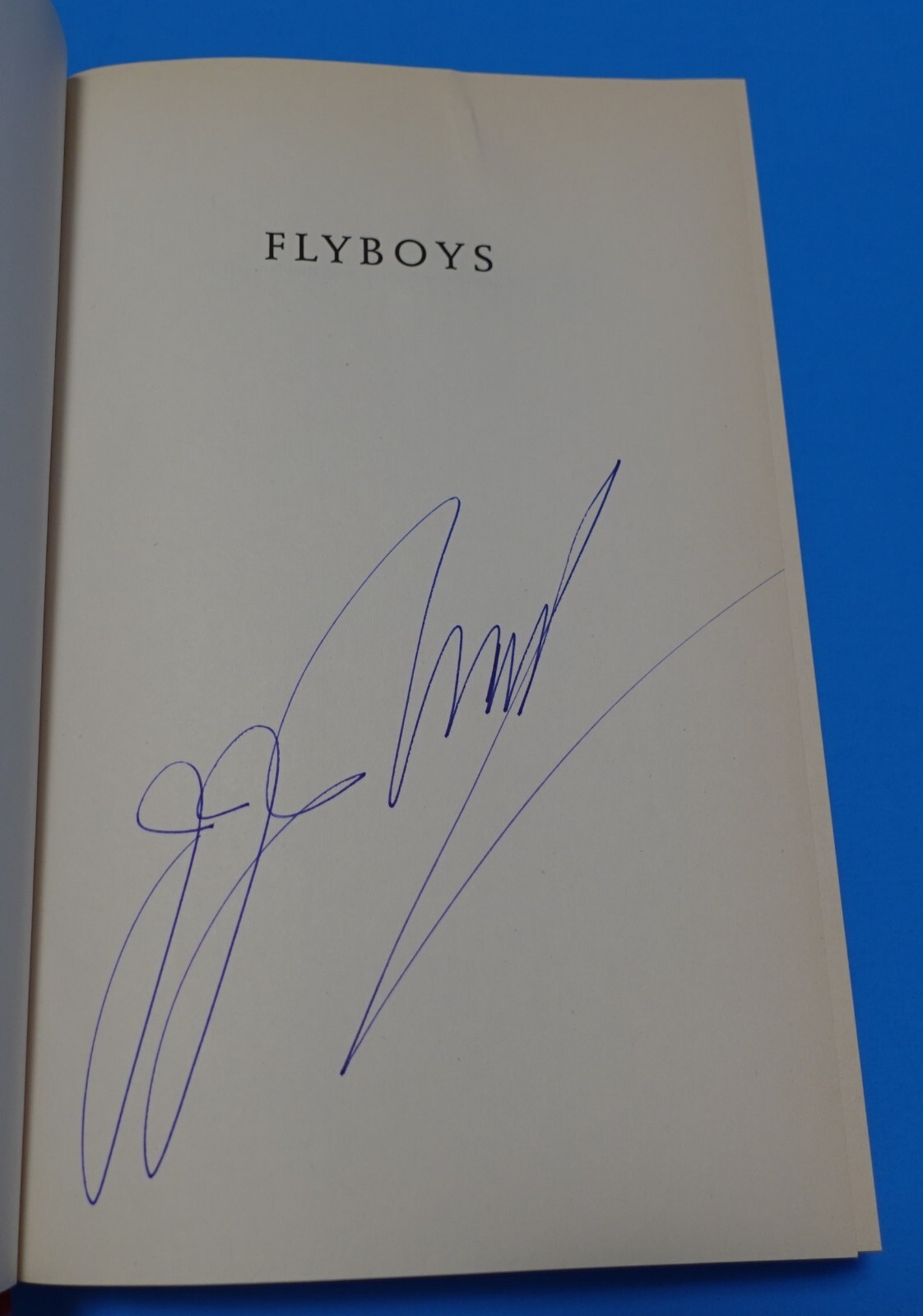 FLYBOYS: A TRUE STORY OF COURAGE BY JAMES BRADLEY, SIGNED