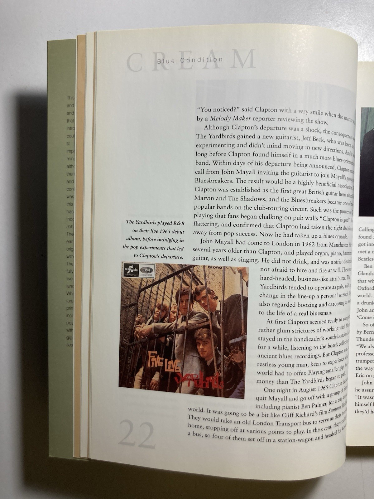 “CREAM: The Legendary Sixties Supergroup” CHRIS WELCH 2000 Paperback 1st Edition