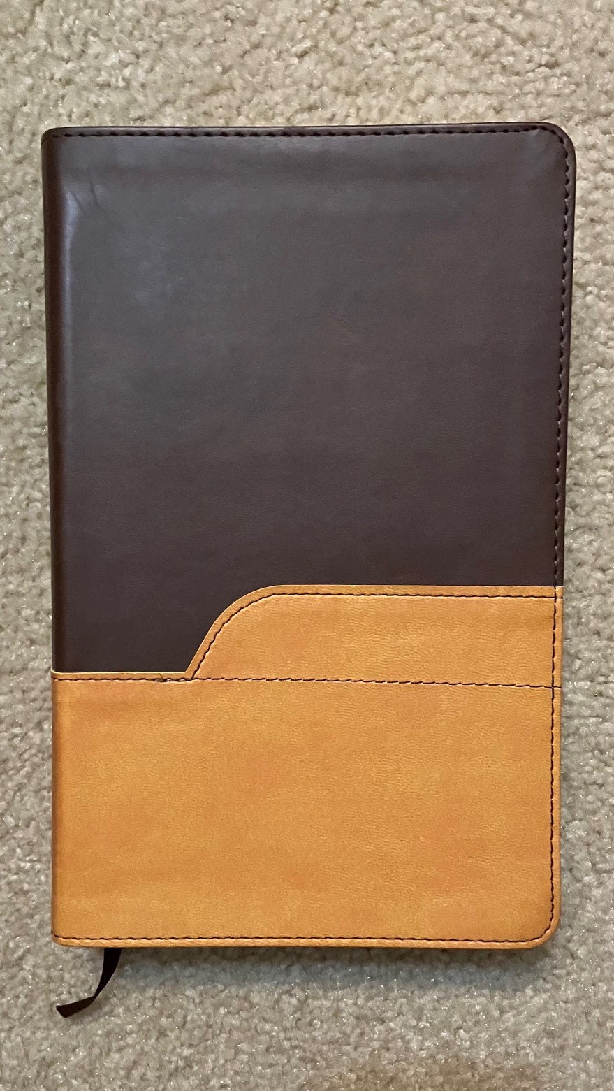 NIV Holy Bible Large Print Zondervan Brown DuoTone Leathersoft 2011