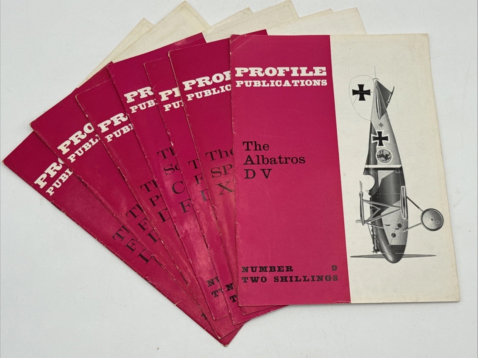 Lot Of 7 Profile Publications Vintage Military Aircraft 1965 – 1967