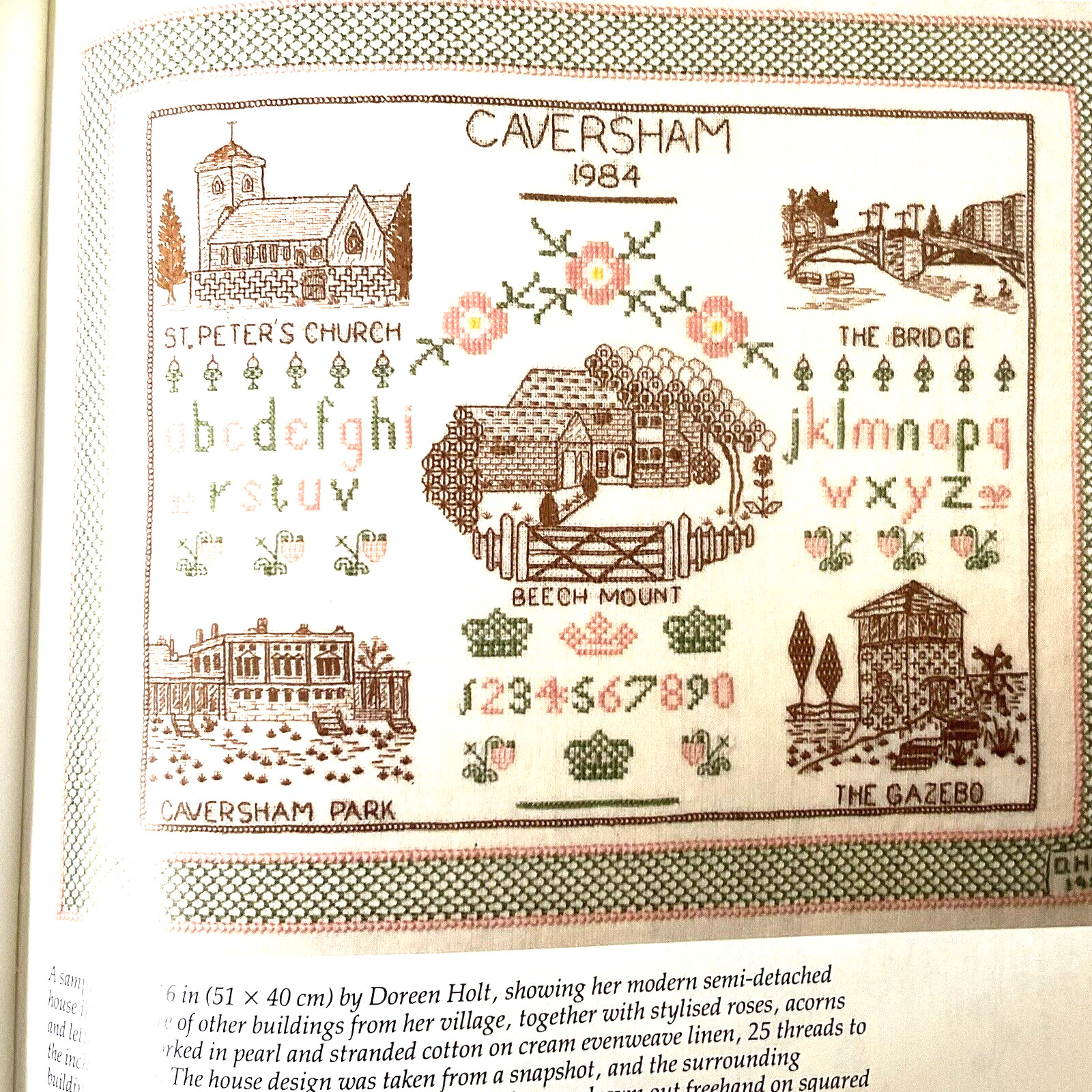 Embroidered Houses & Gardens By Kit Pyman Paperback 32 pages ISBN:0-85532-607-7