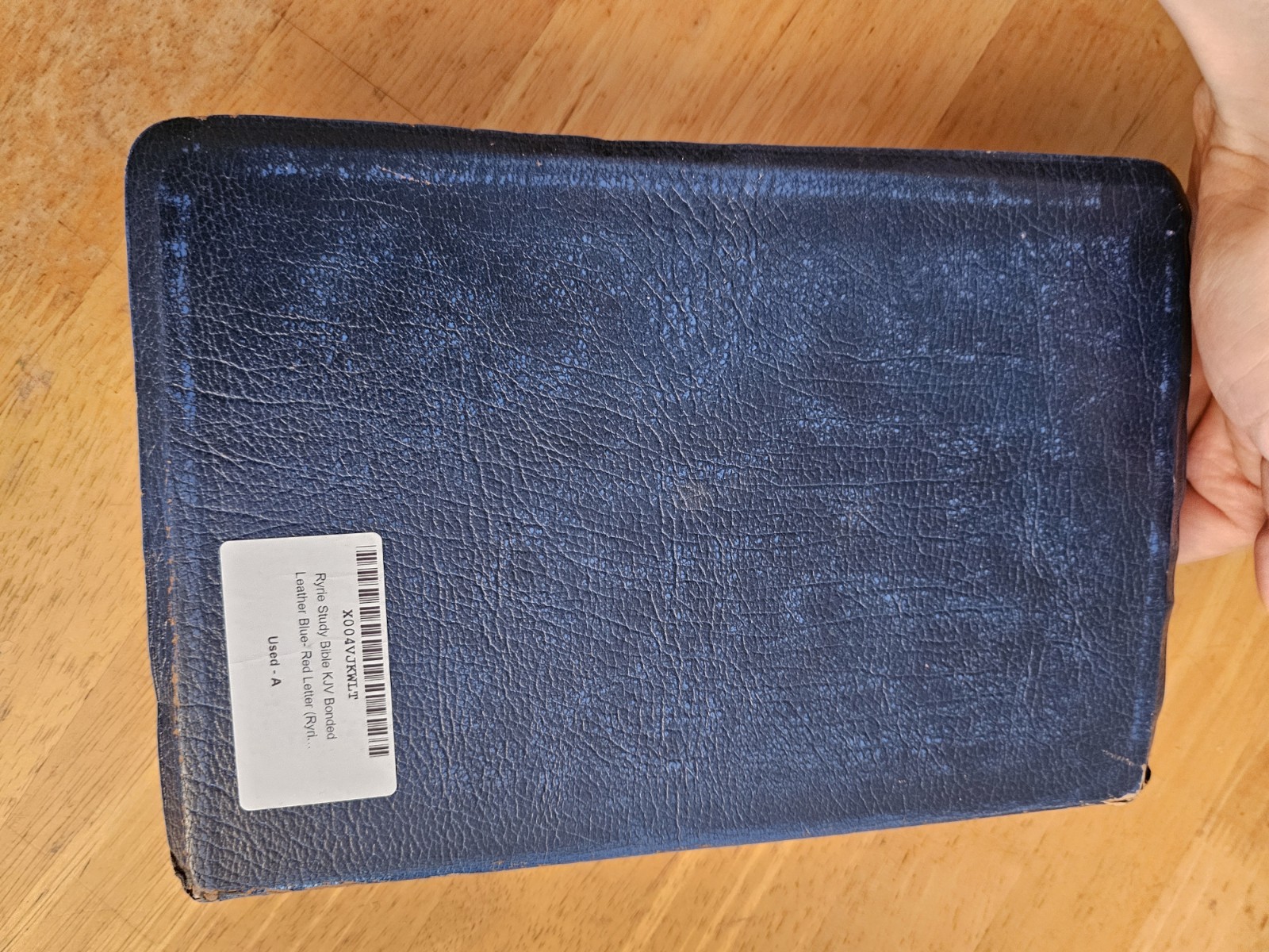 The Ryrie Study Bible KJV Red Letter Text, Moody Press 1978, Blue Bond Leather