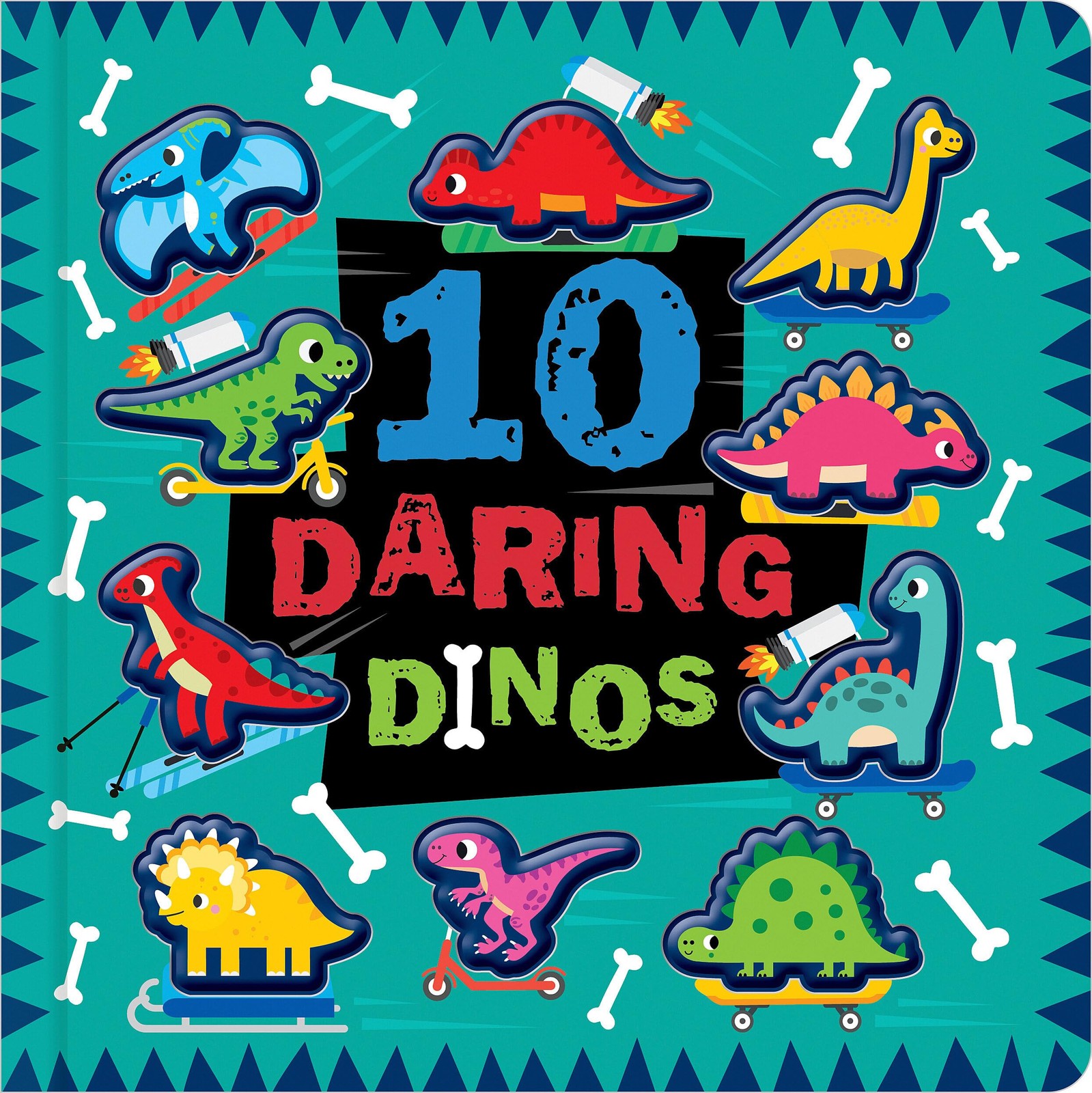 10 Daring Dinos – Jenkins, Cara|Crisp, Dan|Barker, Scott – Good – See condit…