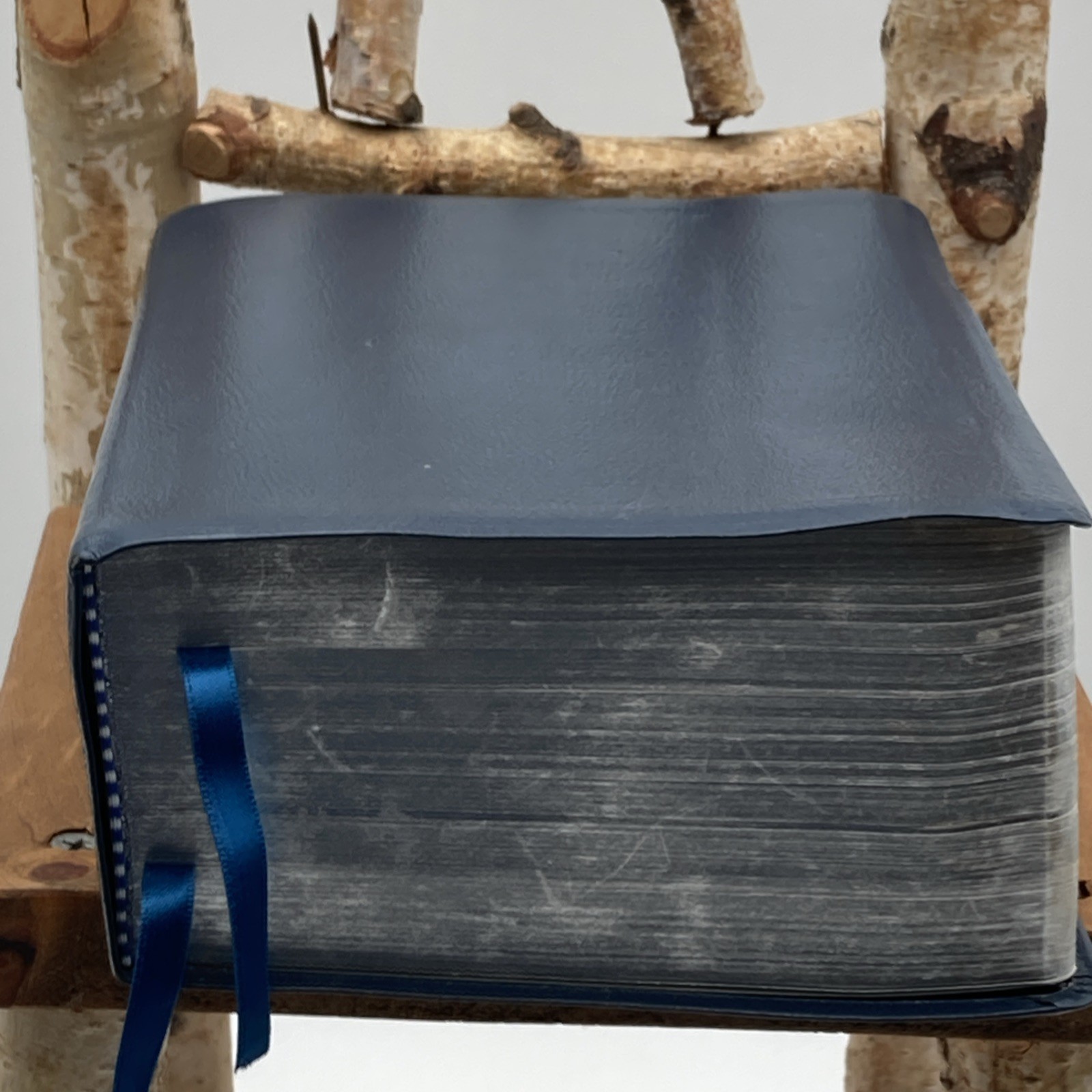 LDS Quad Combination Scriptures Bible Book of Mormon D&C Blue Simulated Leather