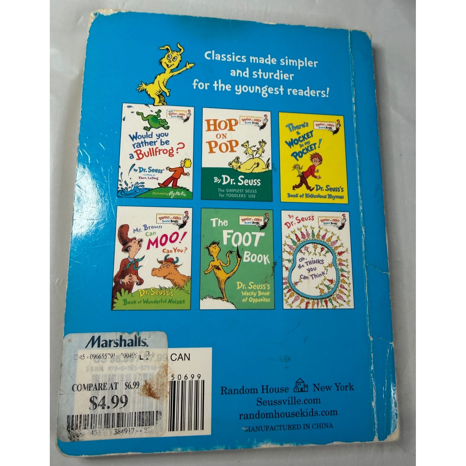 Dr Seuss ABC An Amazing Alphabet Book Big Bright Early Board Book Random House