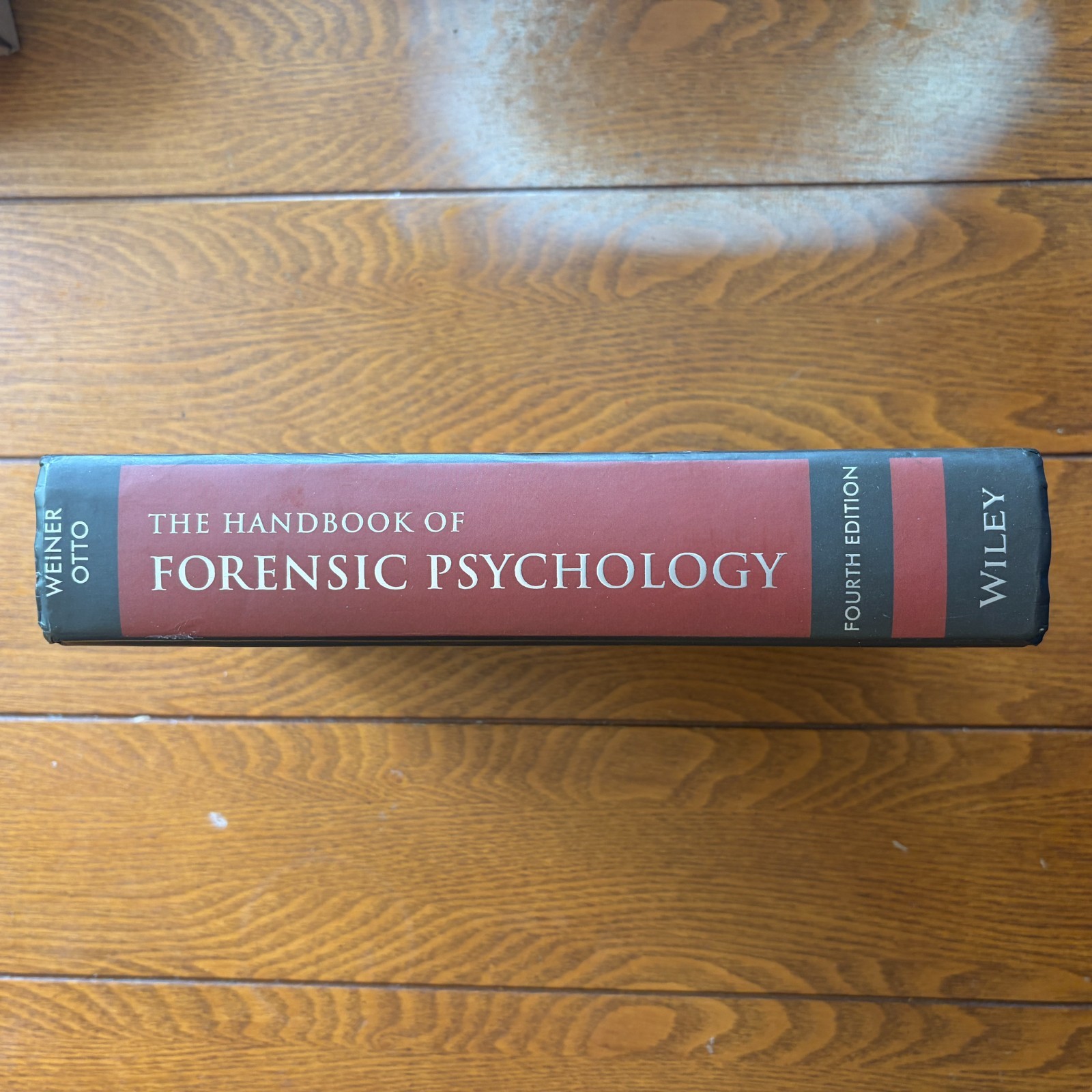 The Handbook of Forensic Psychology, Fourth Ed., Hard Cover, Weiner, Otto, Good