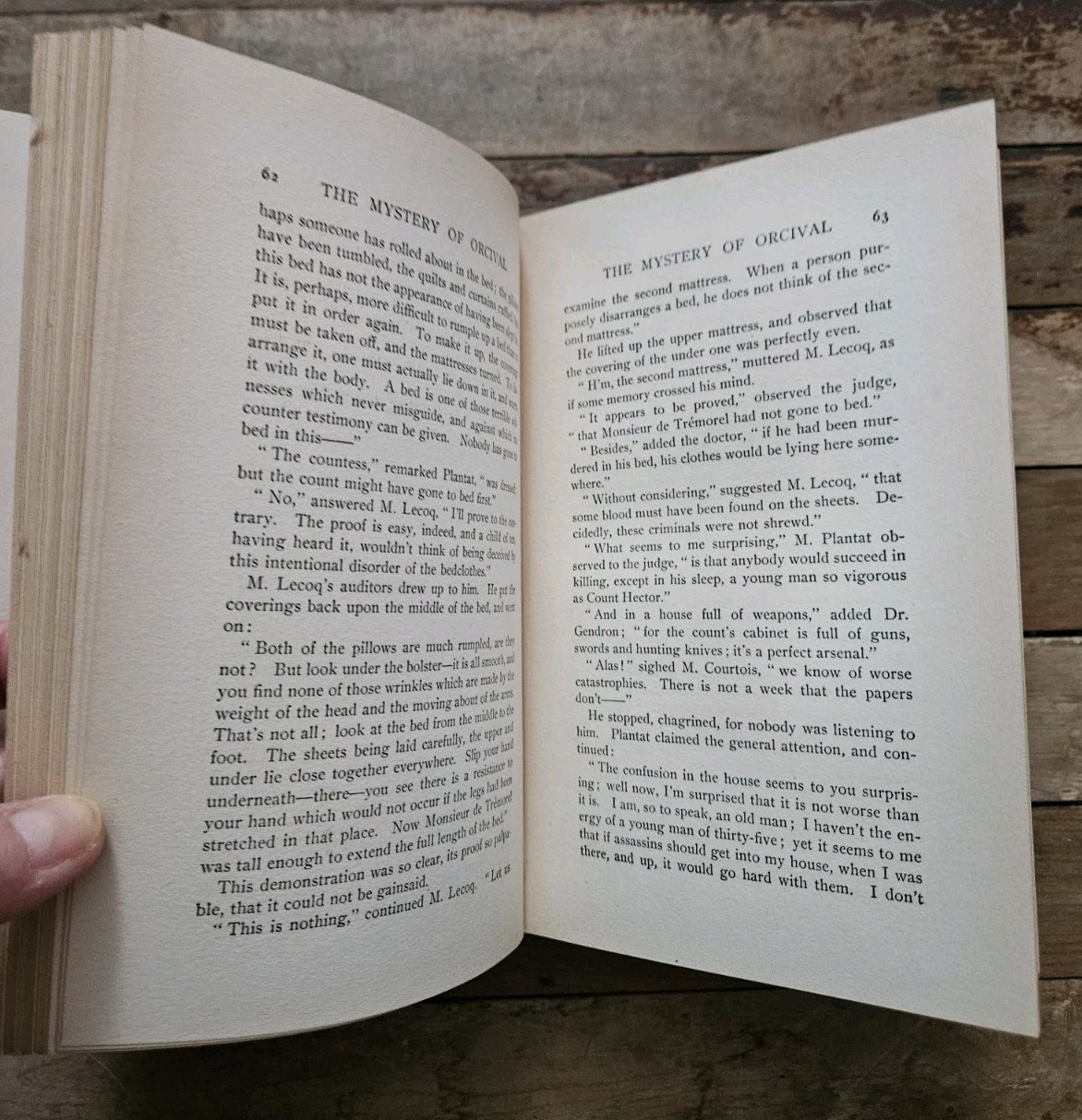 1904. Rare. The Mystery of Orcival by Emile Gaboriau | Illustrated Jules Guerin